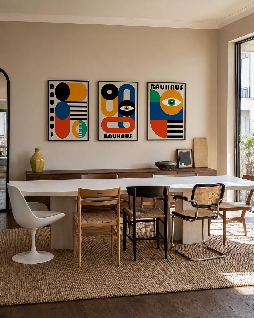 Vormen en kleurvlakken Posterset
