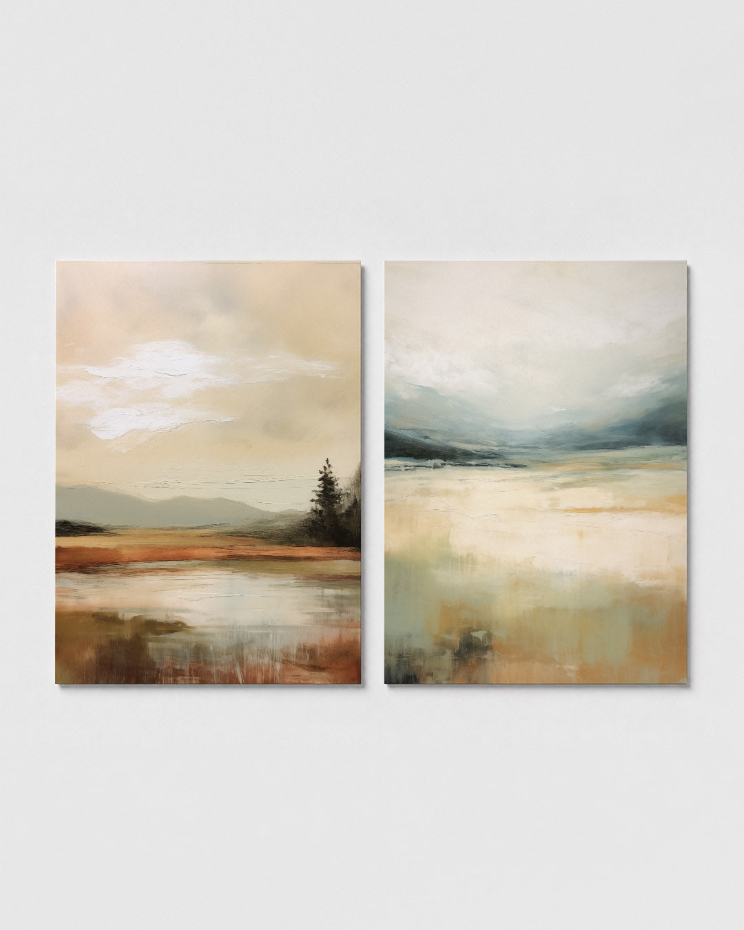Landschap in lagen Posterset