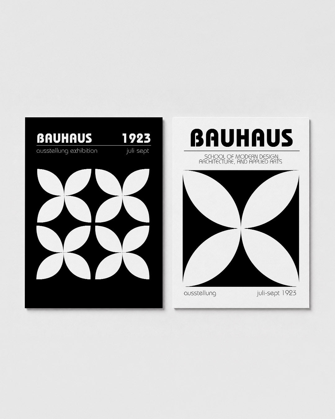 Vormenspel contrast Posterset