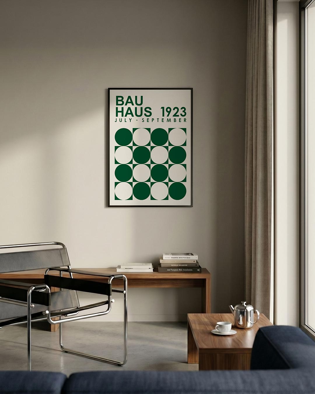 Cirkelritme en tekst Poster