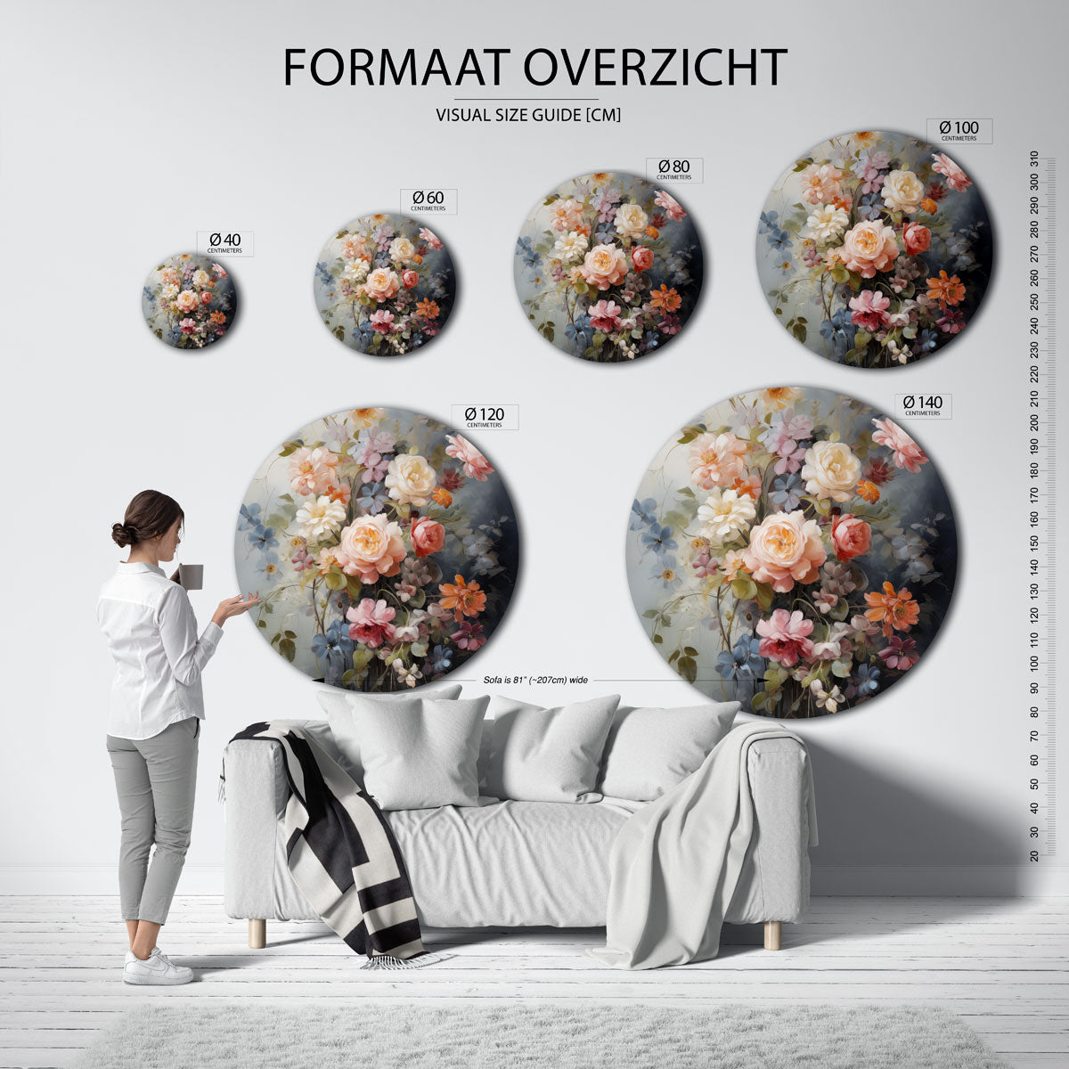 Bloemenpracht Muurcirkel