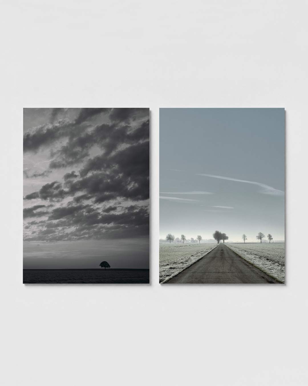 Landschap en lucht Posterset