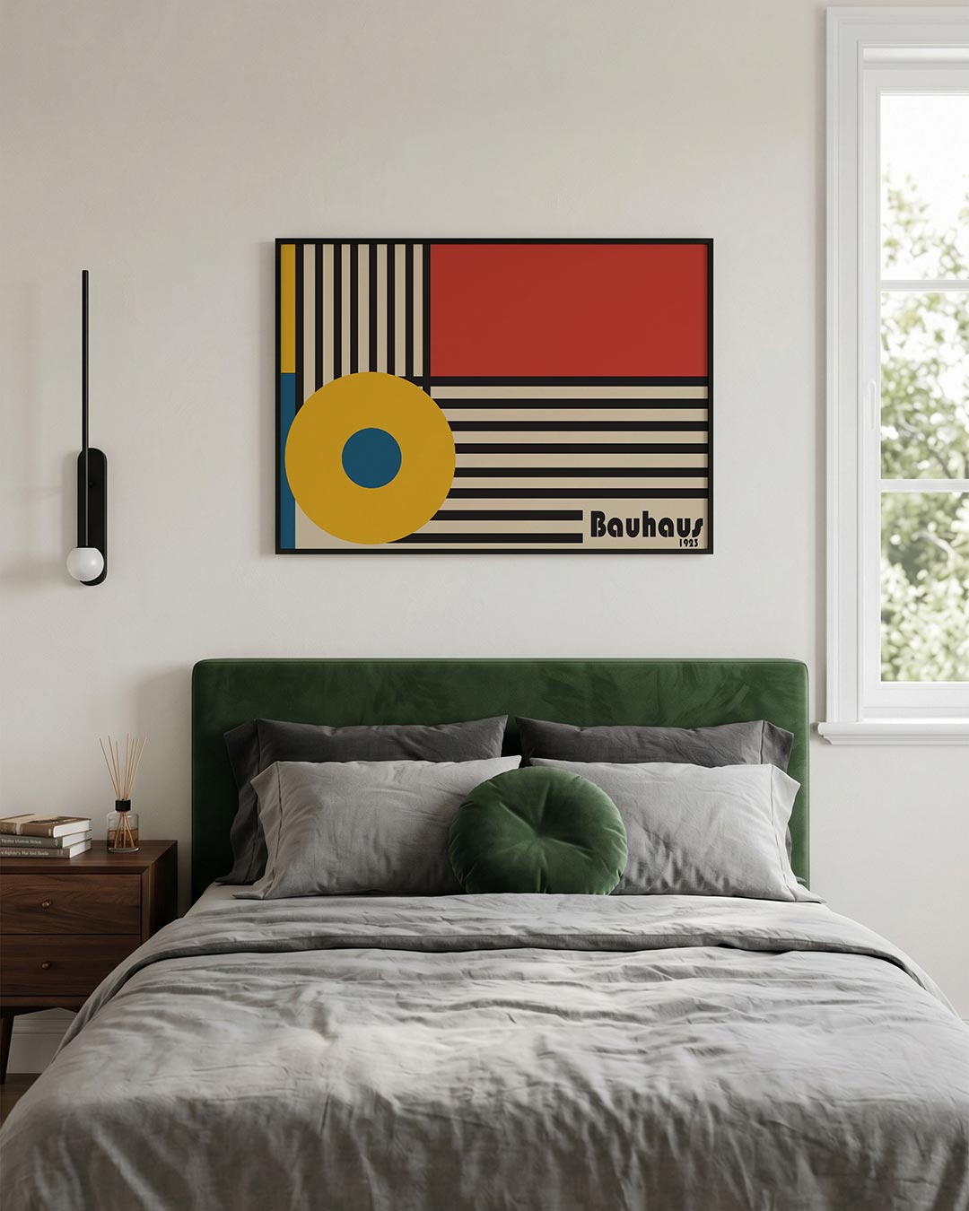 Lijnen en kleurvlakken Poster