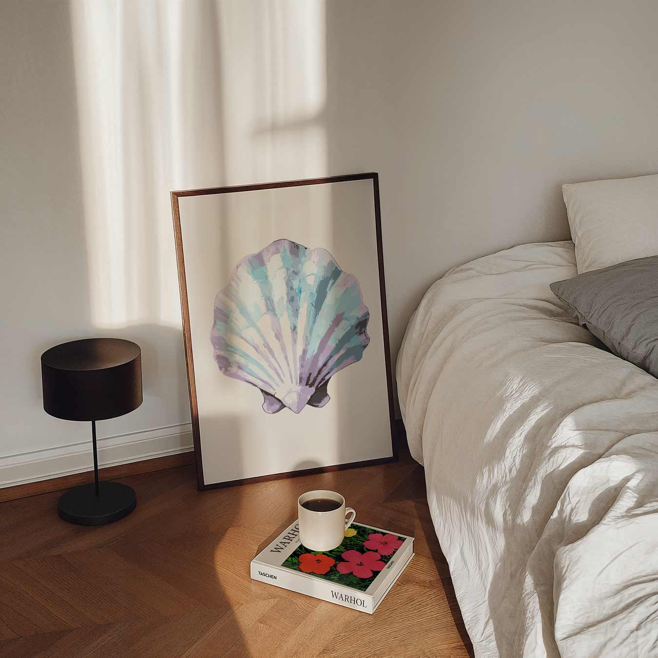 Elegante Zee Schelp Poster-WallArtistic