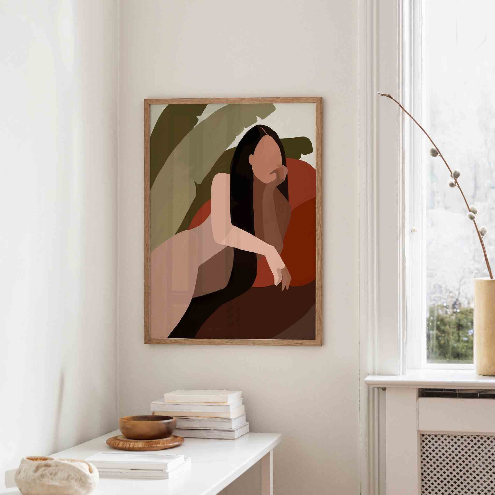 Liggende figuur Poster