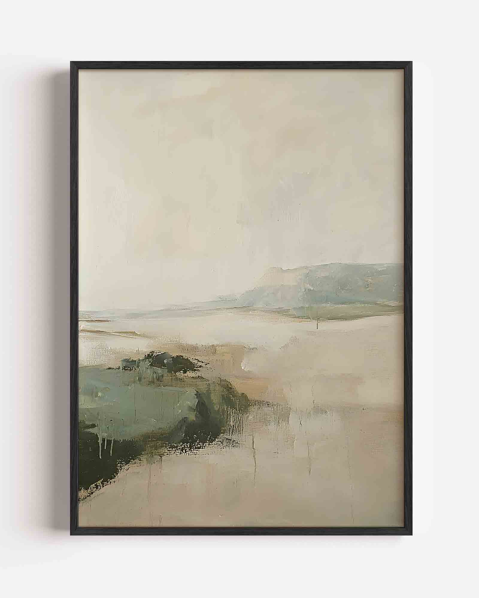 Landschap met zachte tinten Poster