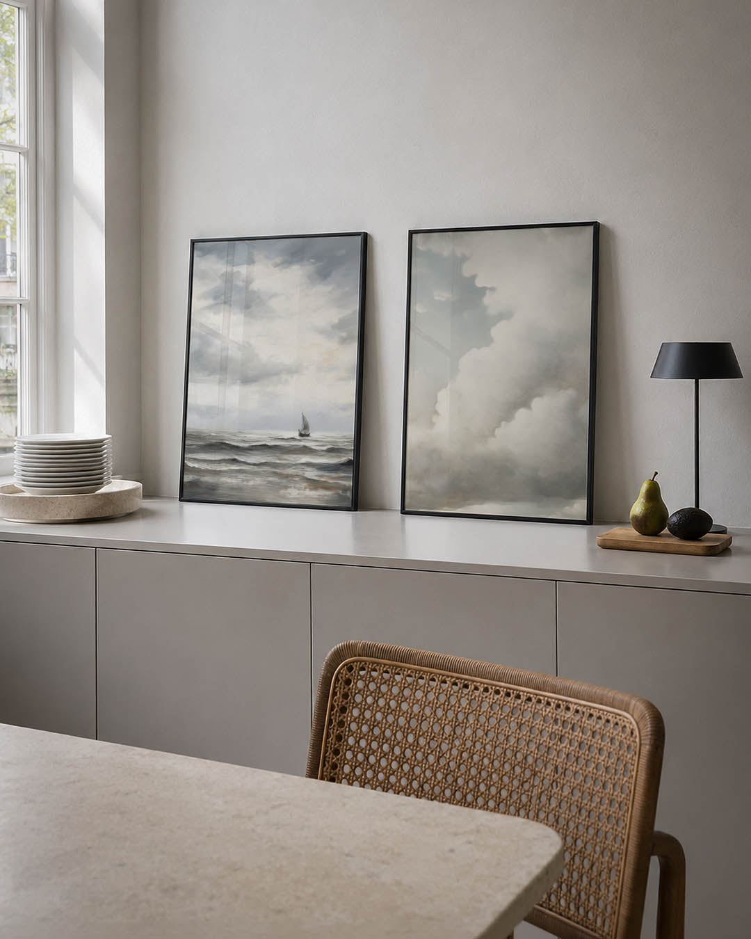 Zee en lucht Posterset