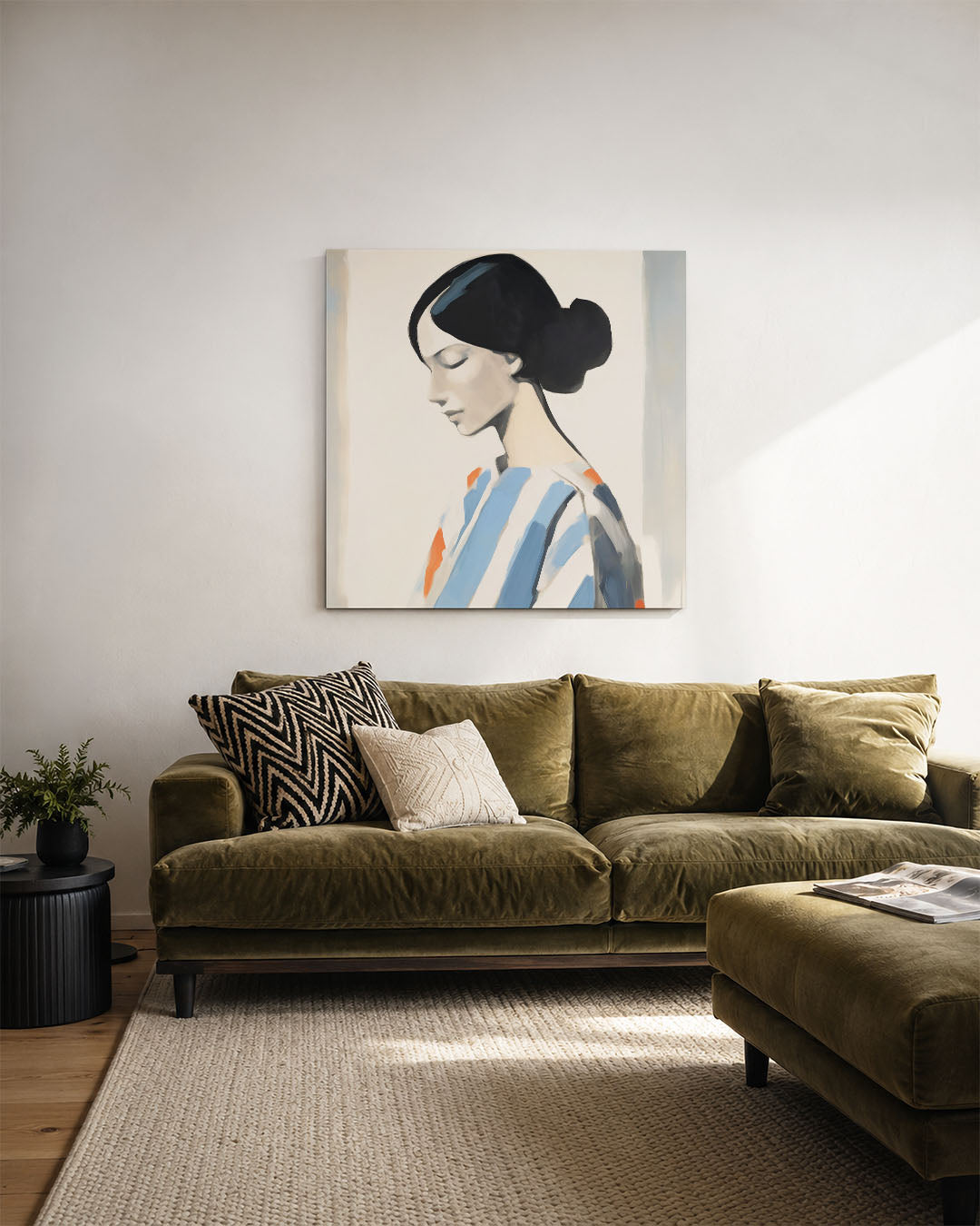 Gestileerde vrouw Kunstwerk