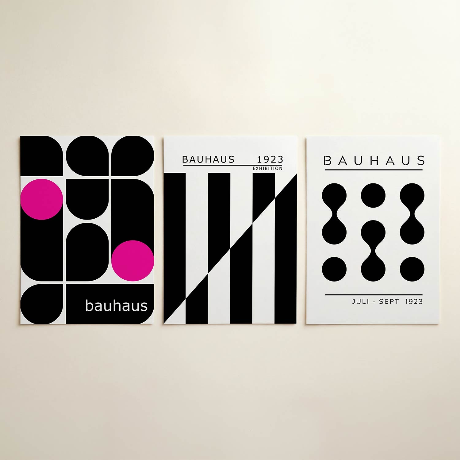 Vormen en kleurvlakken Posterset