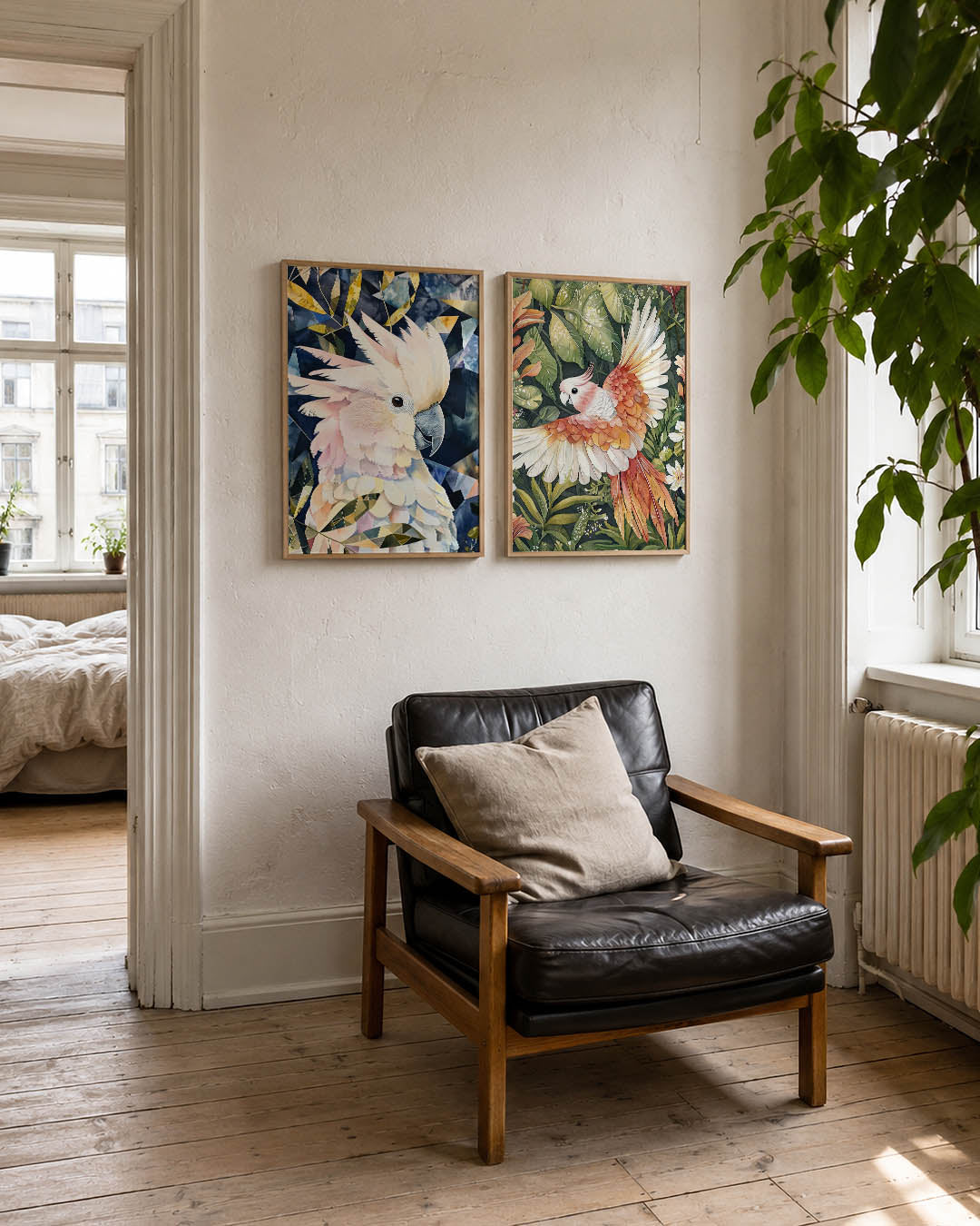 Vorm en kleurenspel Posterset