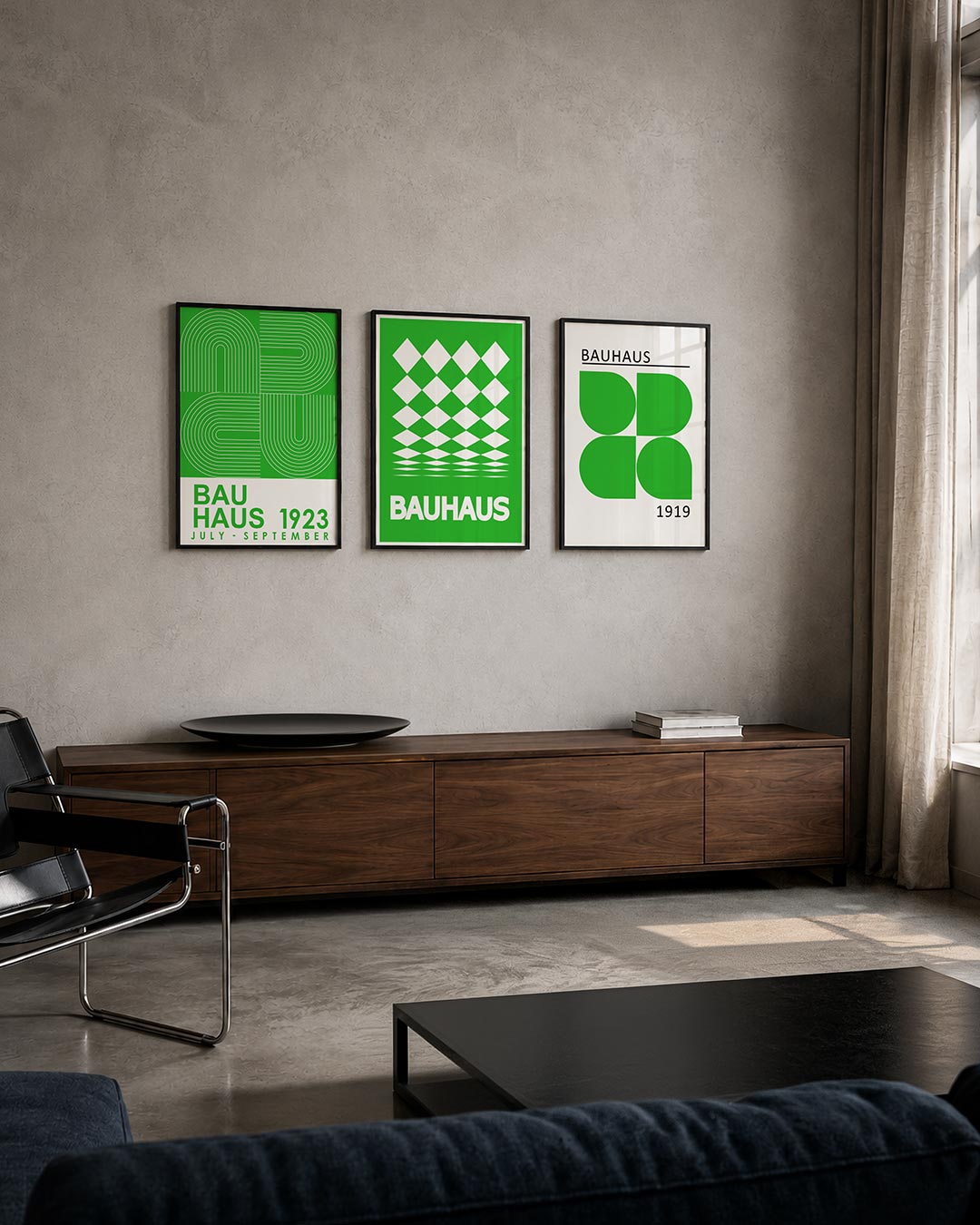Lijnen en kleurvlakken Posterset