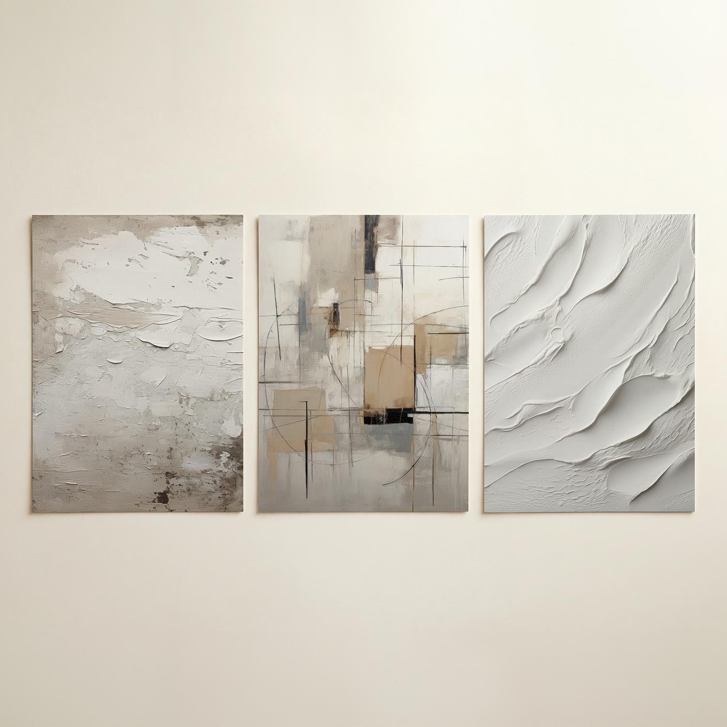 Textuur en vormen Posterset