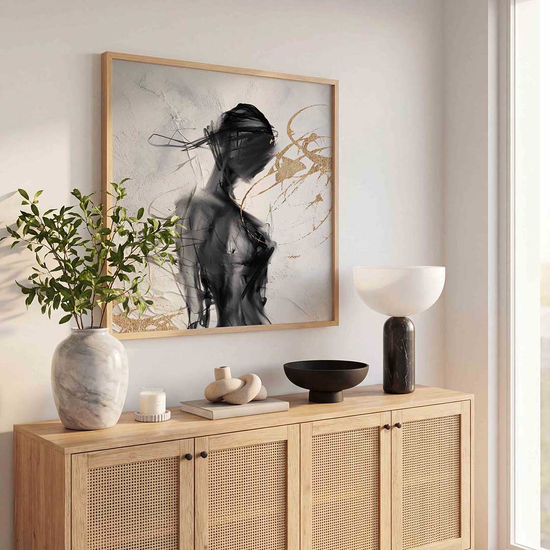 Abstracte figuur Poster