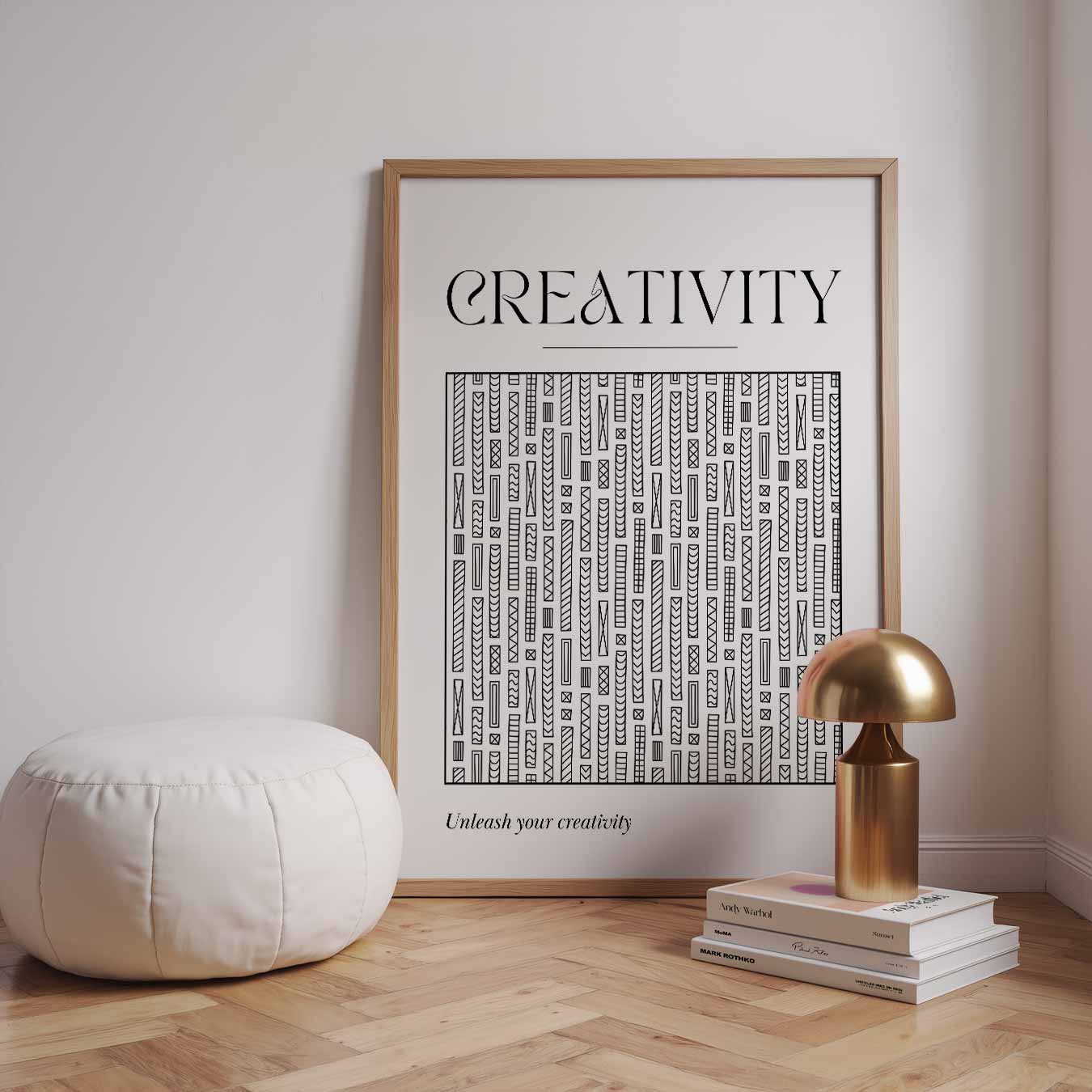 Creativiteit Ontketend Poster-WallArtistic