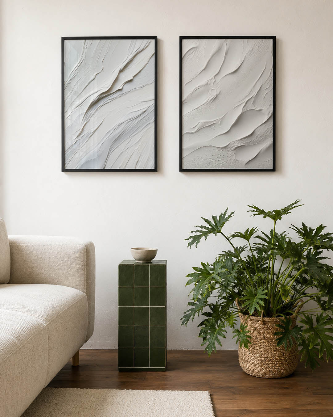 Golvend lijnenspel Posterset