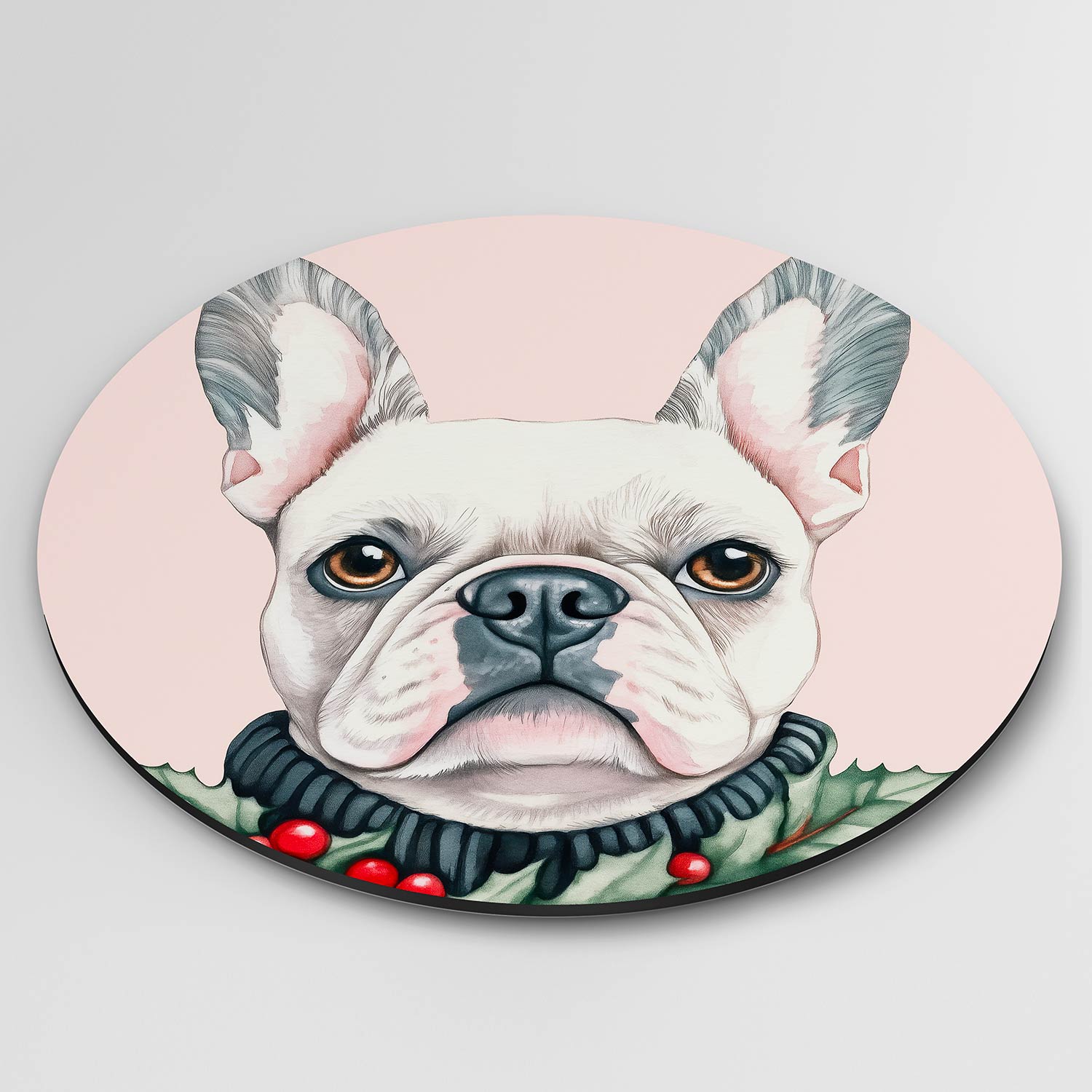 Franse bulldog Muurcirkel