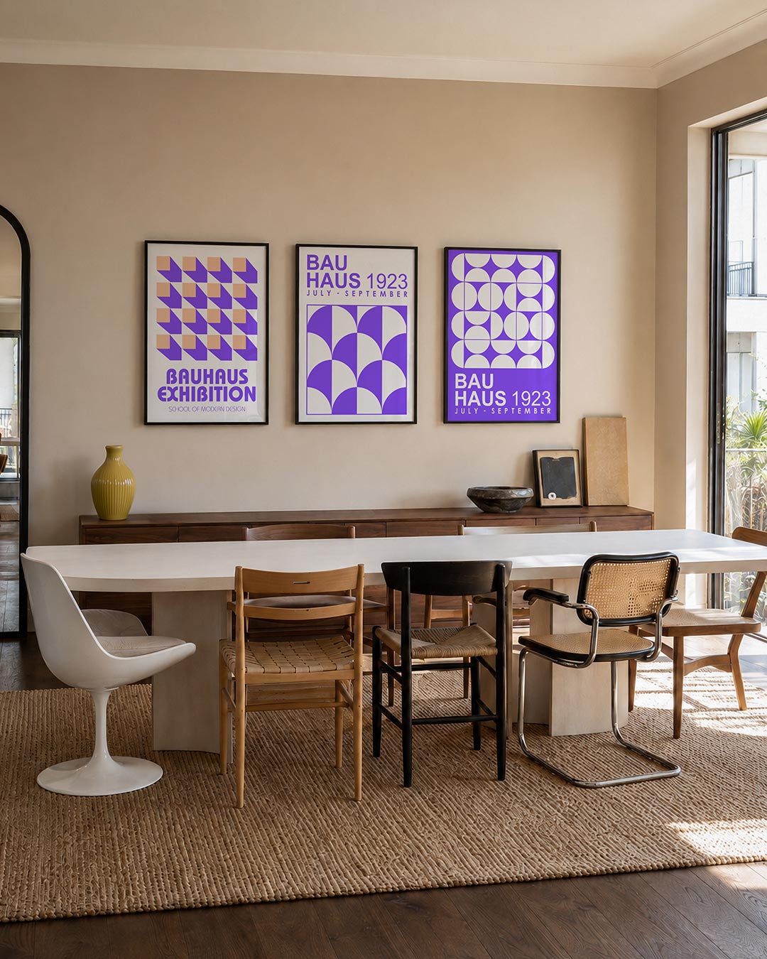 Vorm en schaduw Posterset