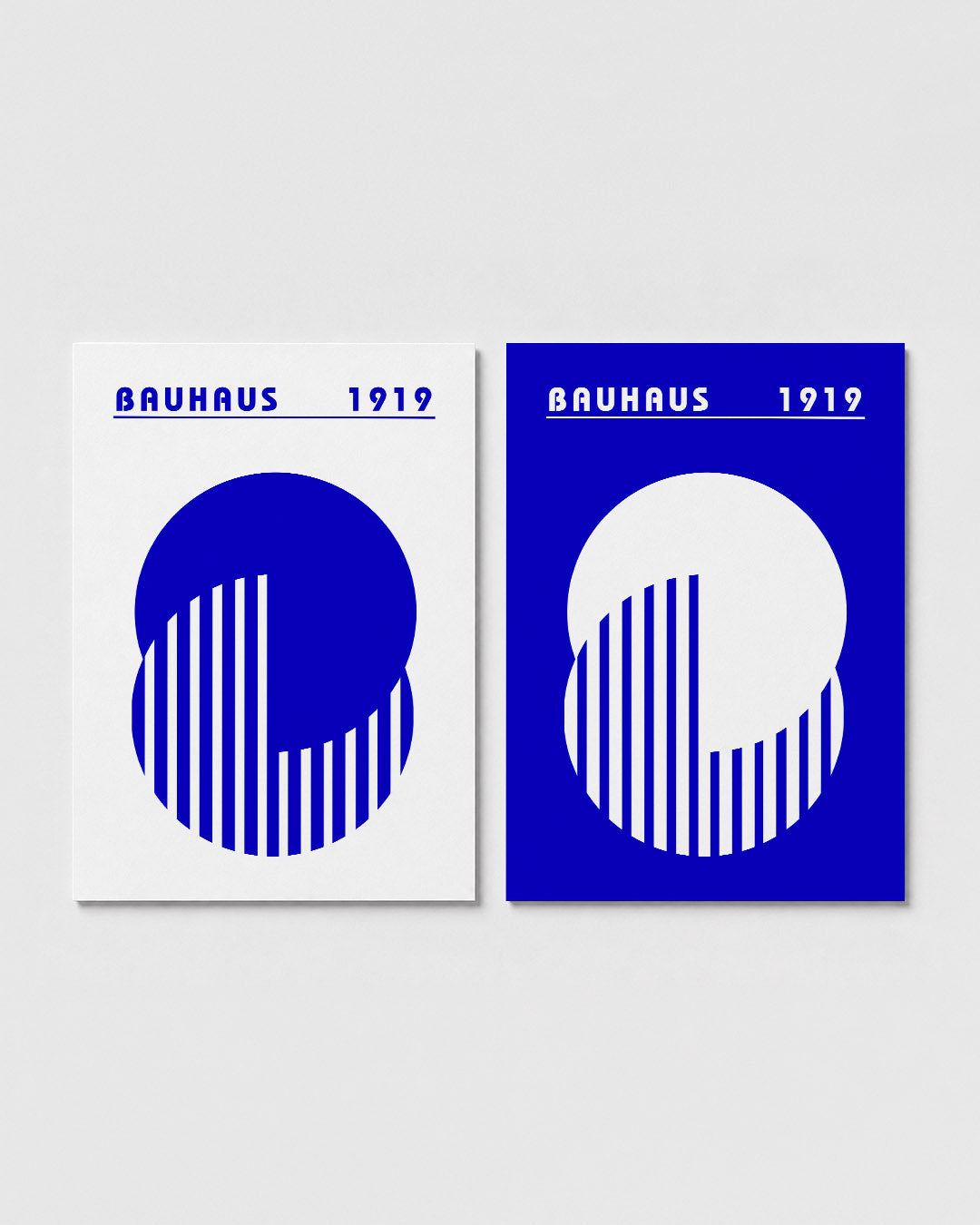Cirkel en strepen Posterset