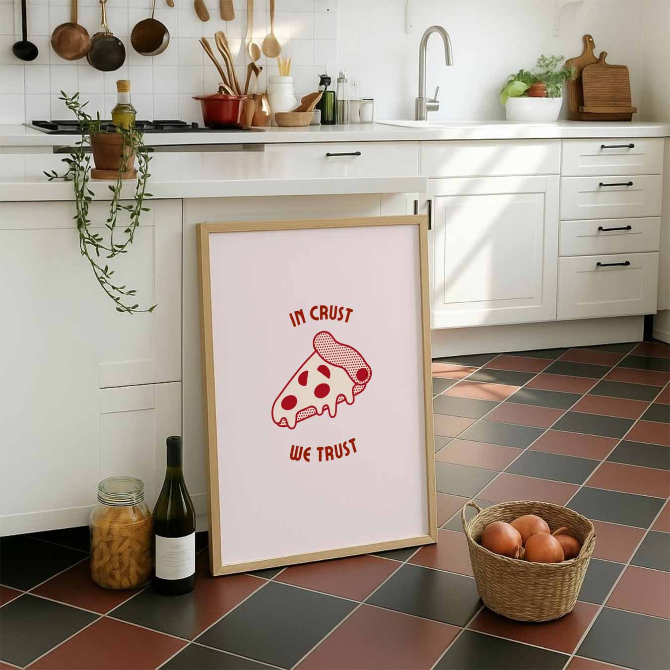 Pizza Liefde Poster-WallArtistic