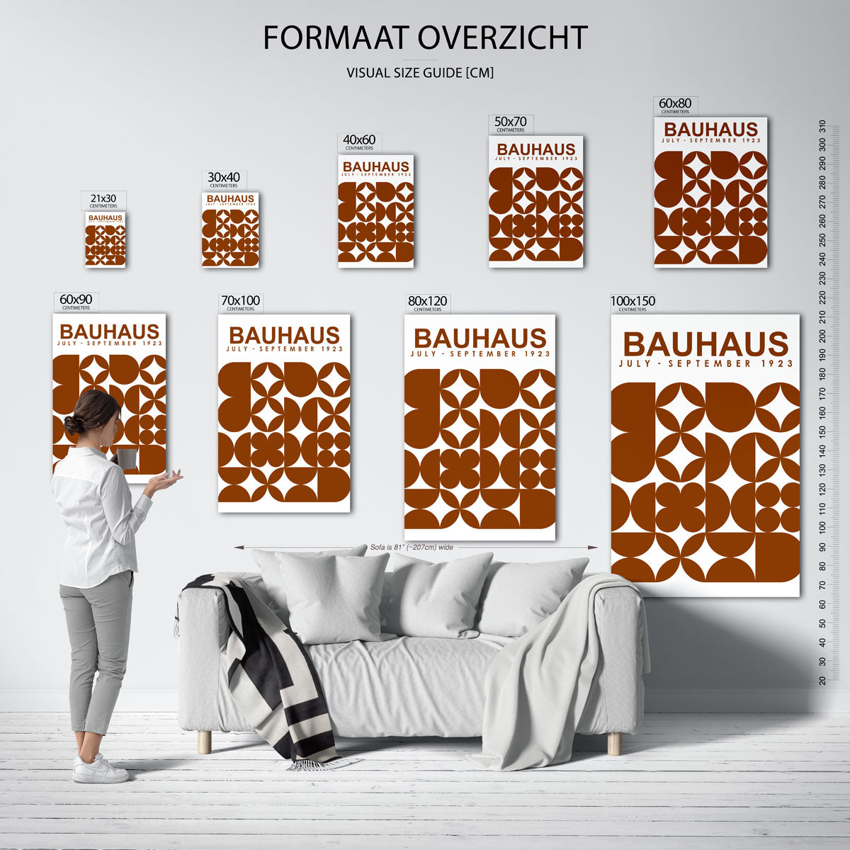 Vormen en vlakken Poster