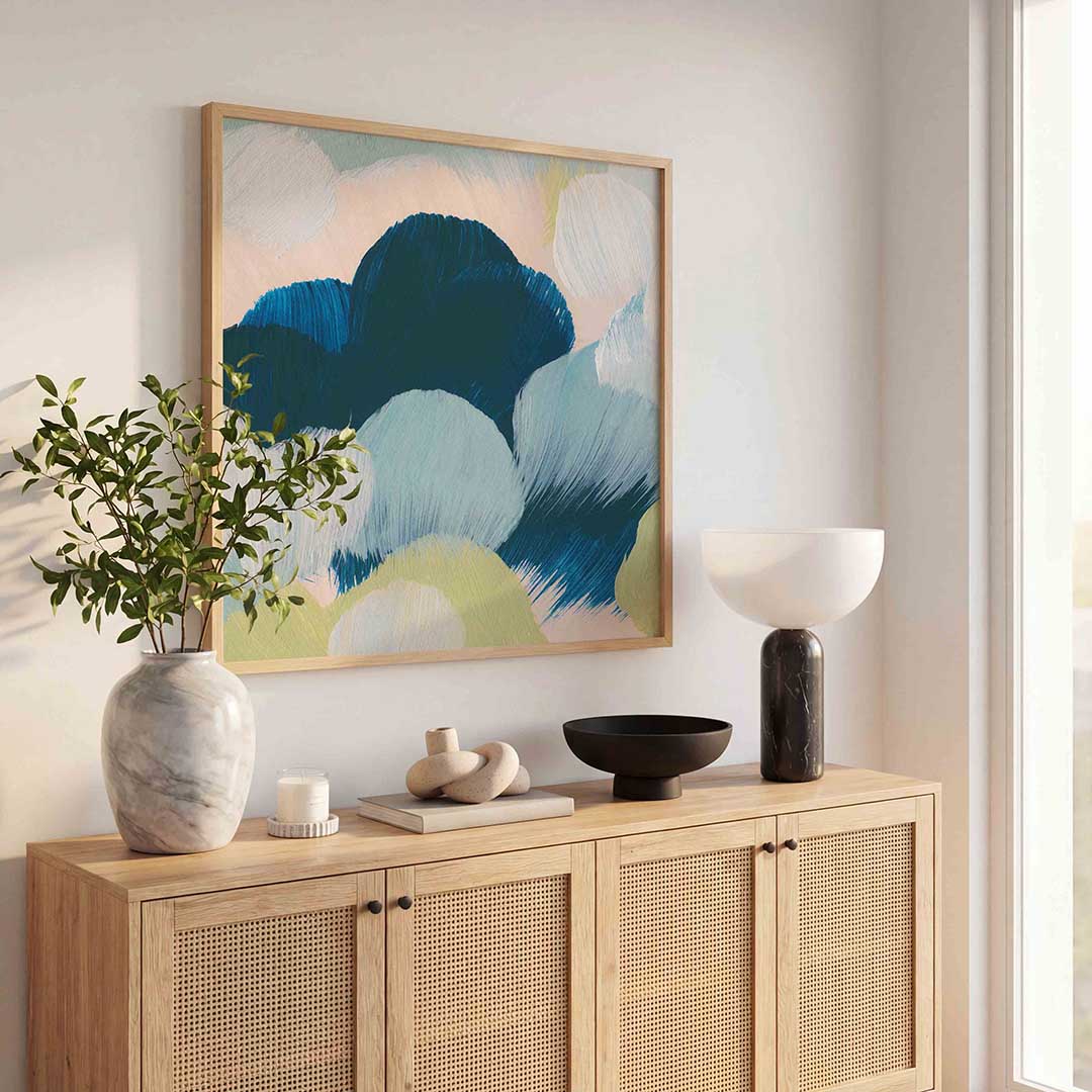 Abstracte wolken Poster