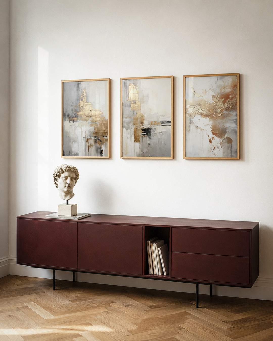 Gouden textuur Posterset