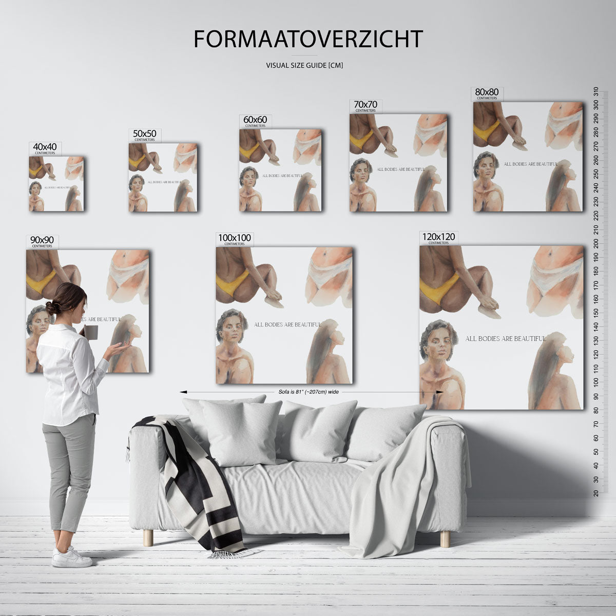 Diverse figuren Poster