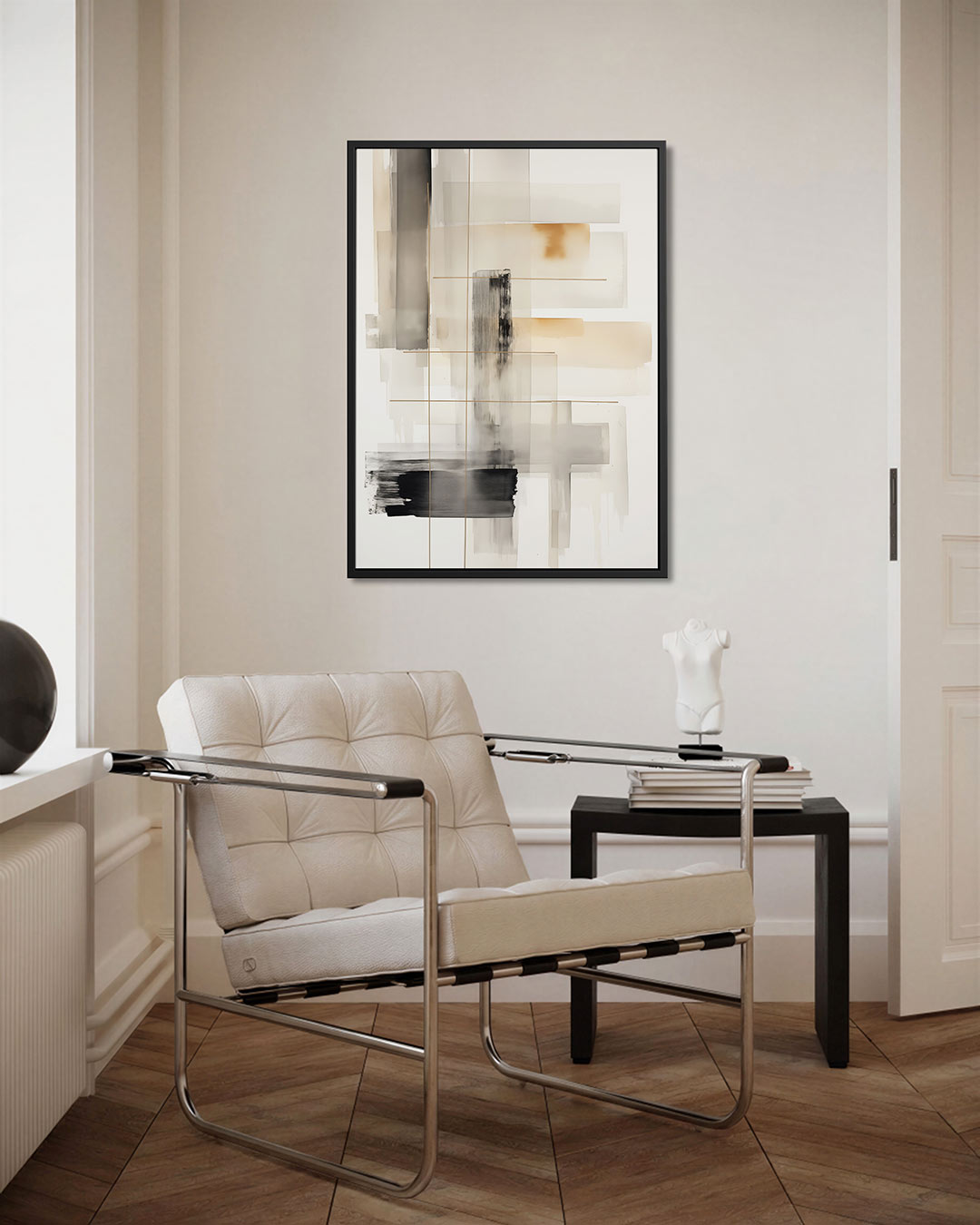 Geometrische lagen Kunstwerk