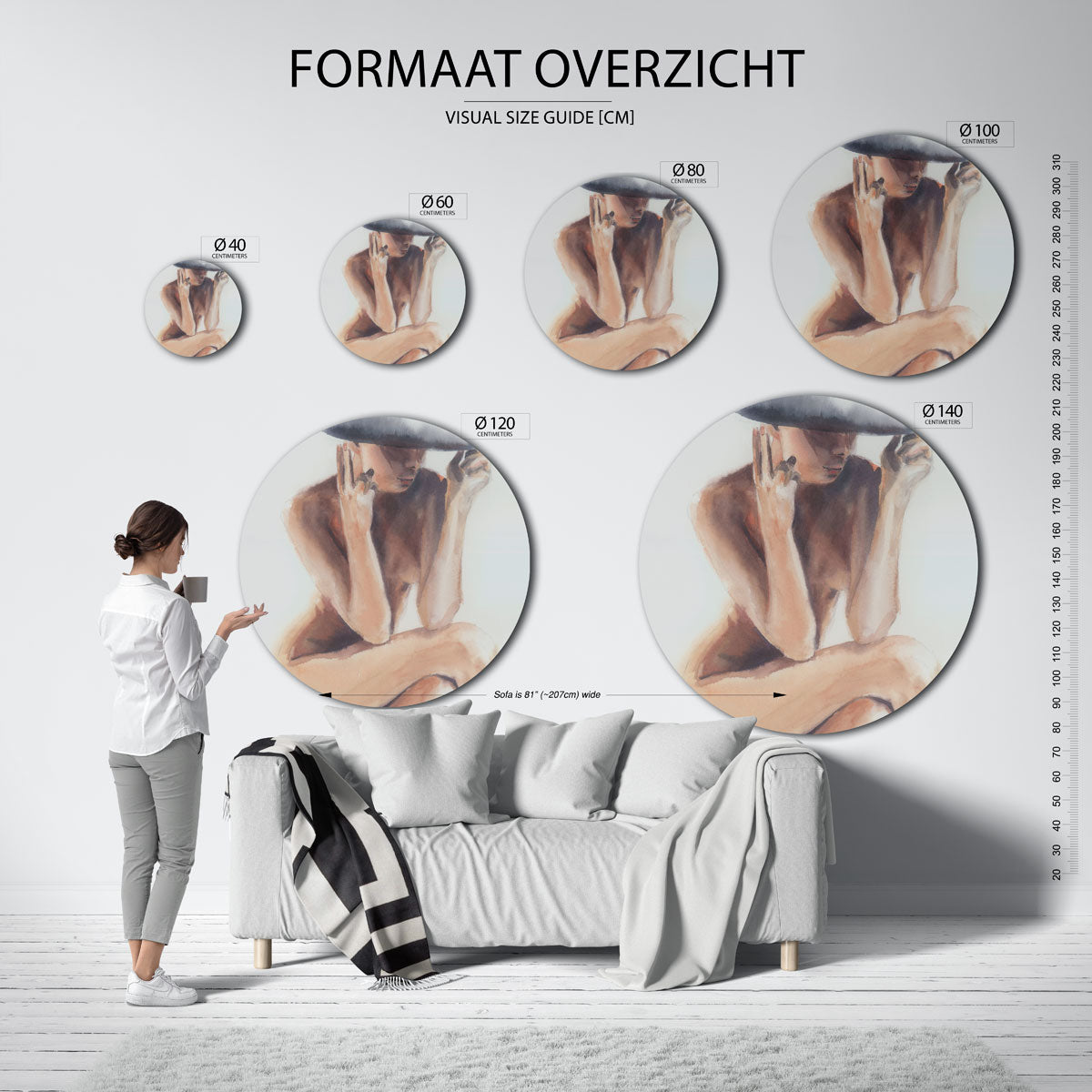 Abstracte Muurcirkel