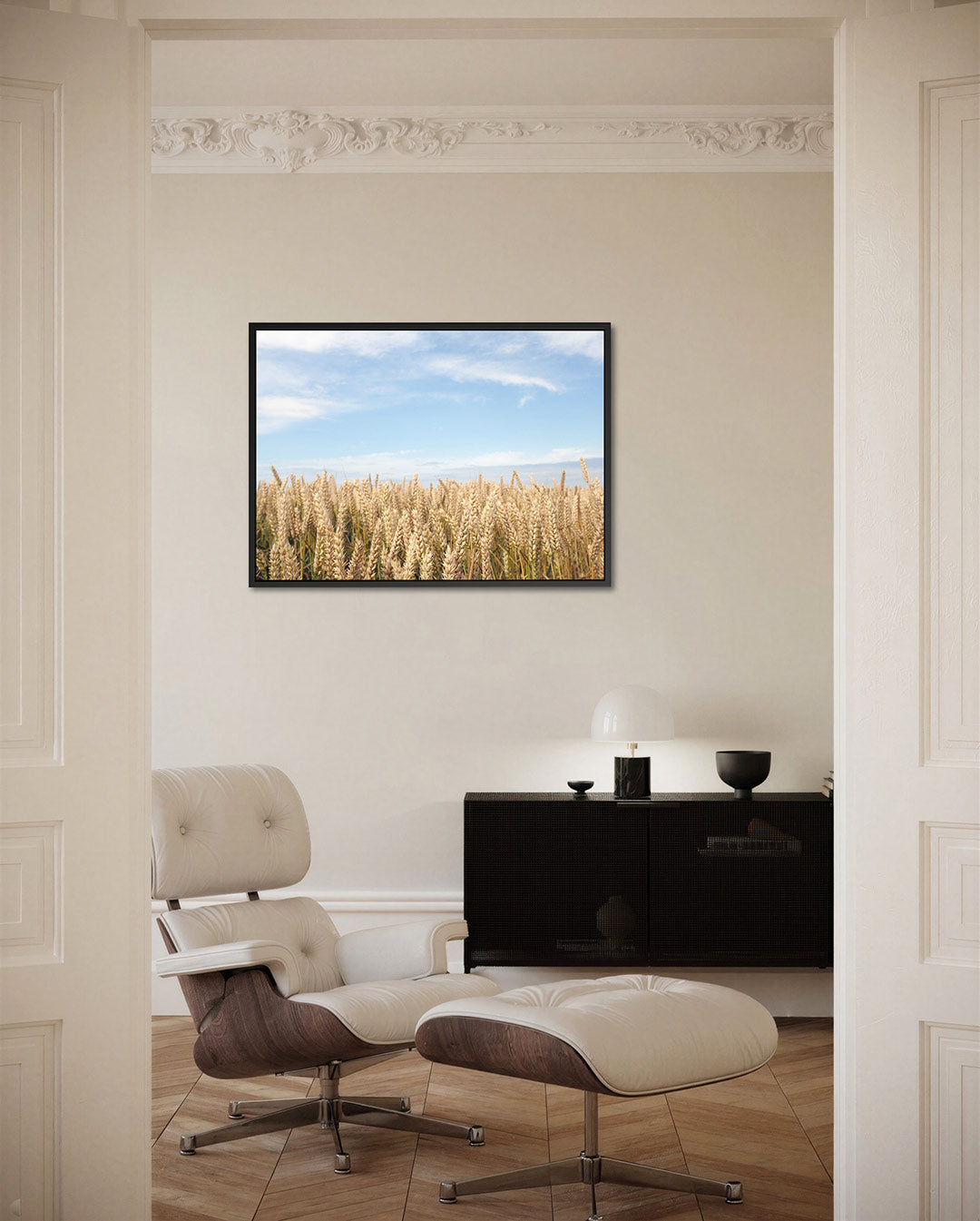 Gouden tarweveld Kunstwerk
