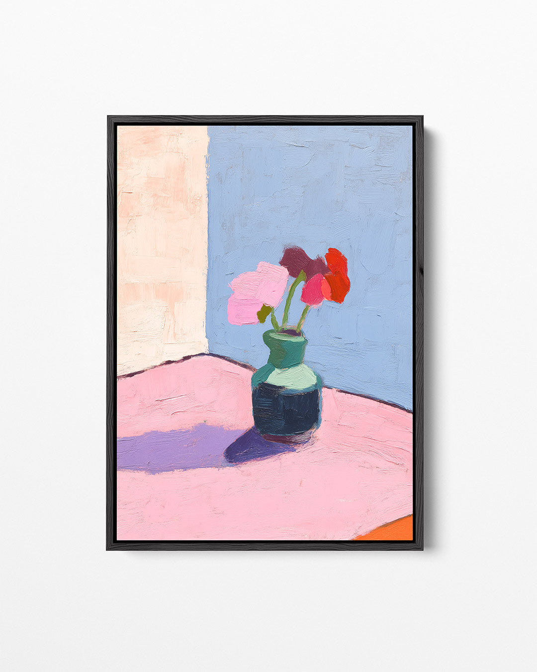 Vaas met bloemen Kunstwerk