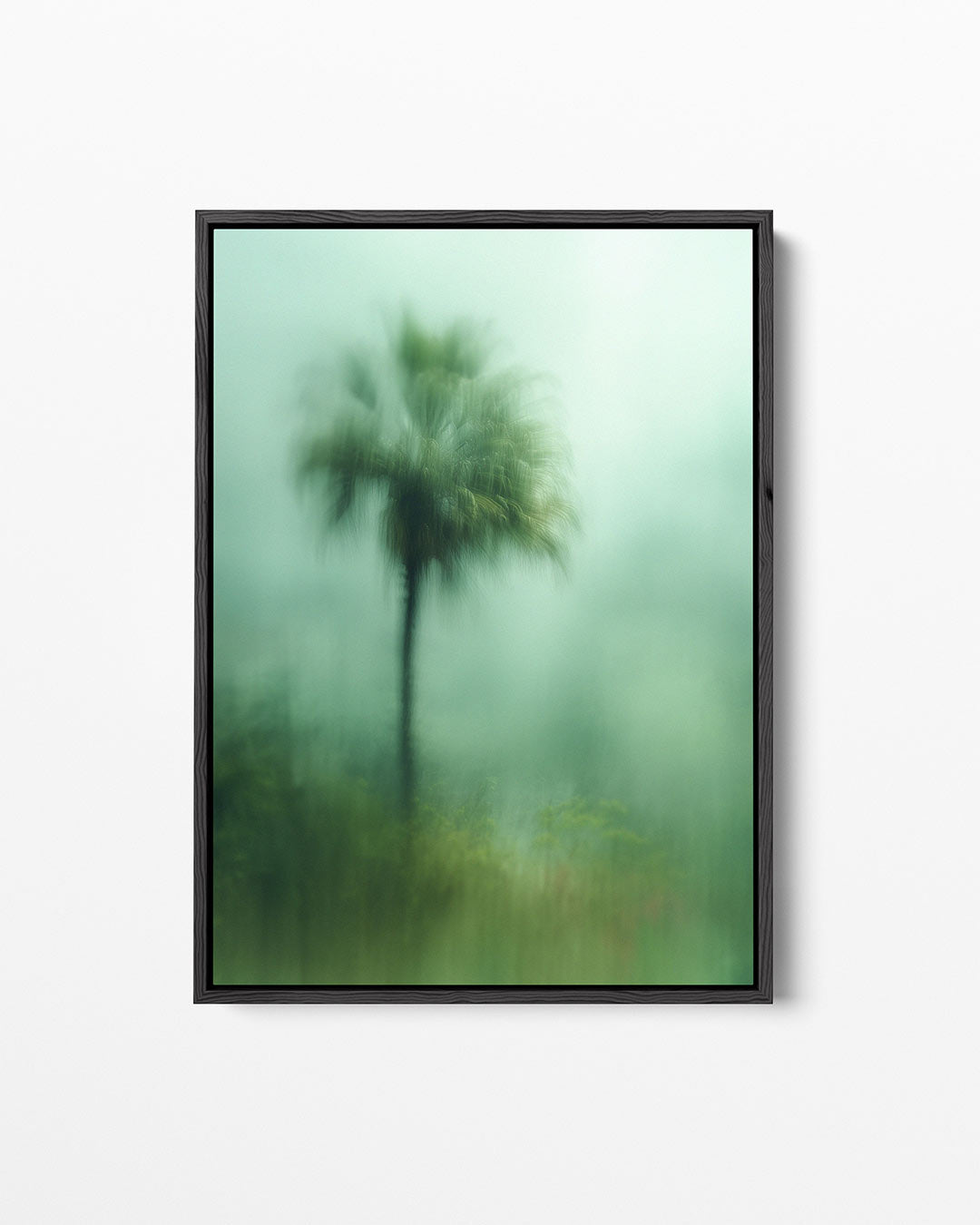 Vervagende palm Kunstwerk