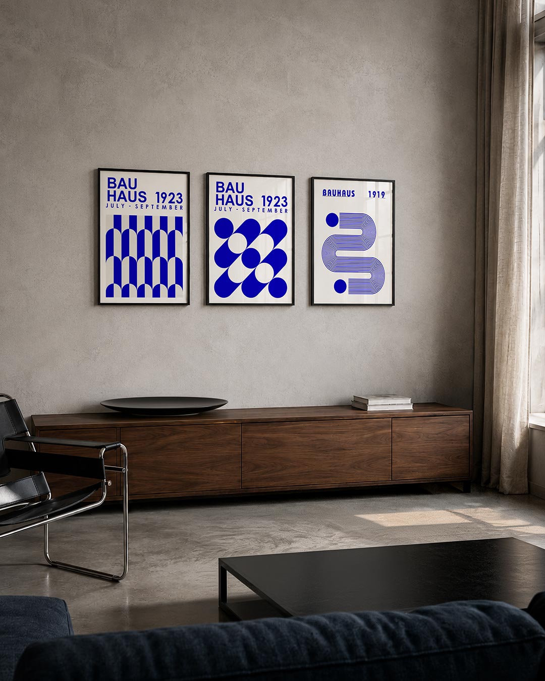 Kleurvlakken en lijnen Posterset