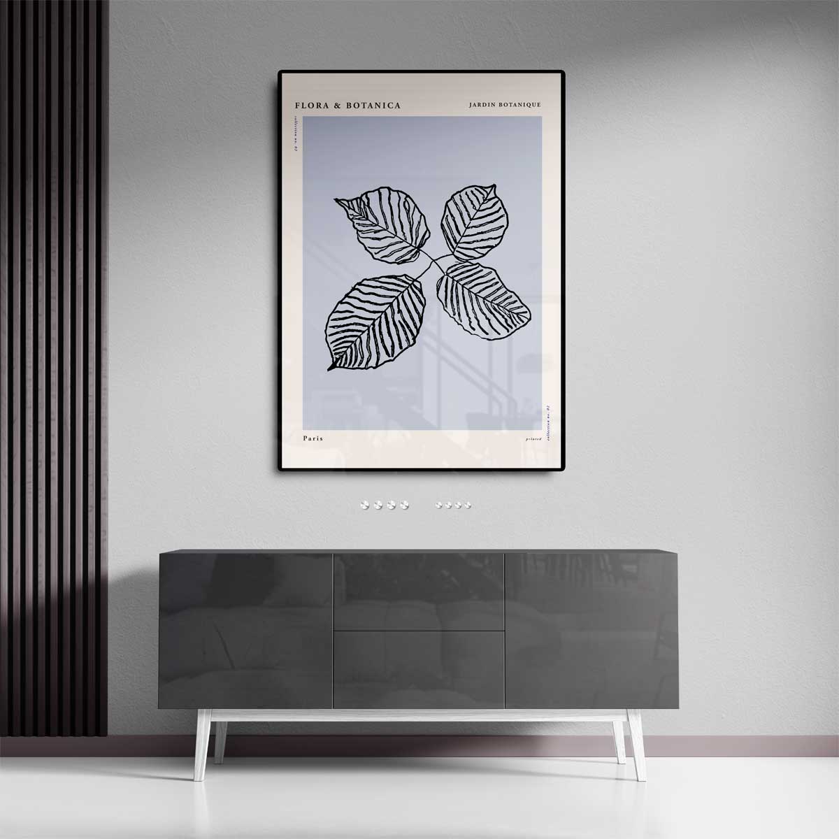 Botanische Bladeren Kunstprint Kunstwerk-canvas-dibond-plexiglas-wanddecoratie-WallArtistic