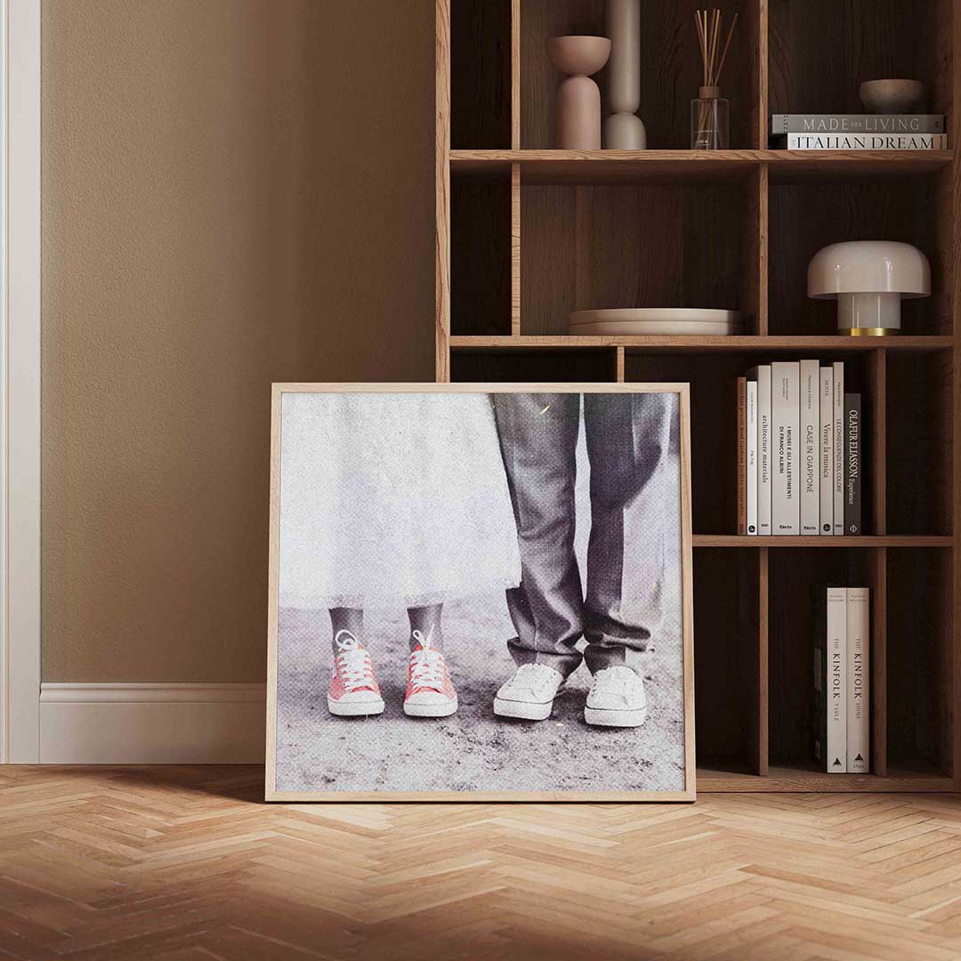 Sneakers en kleding Poster
