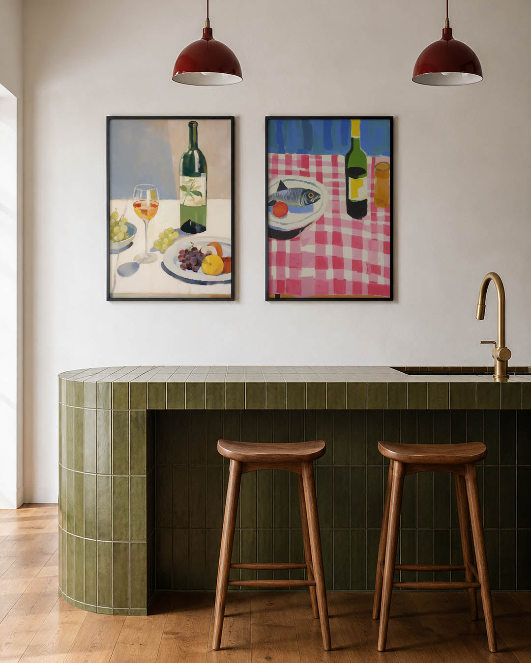 Fruit en fles Posterset