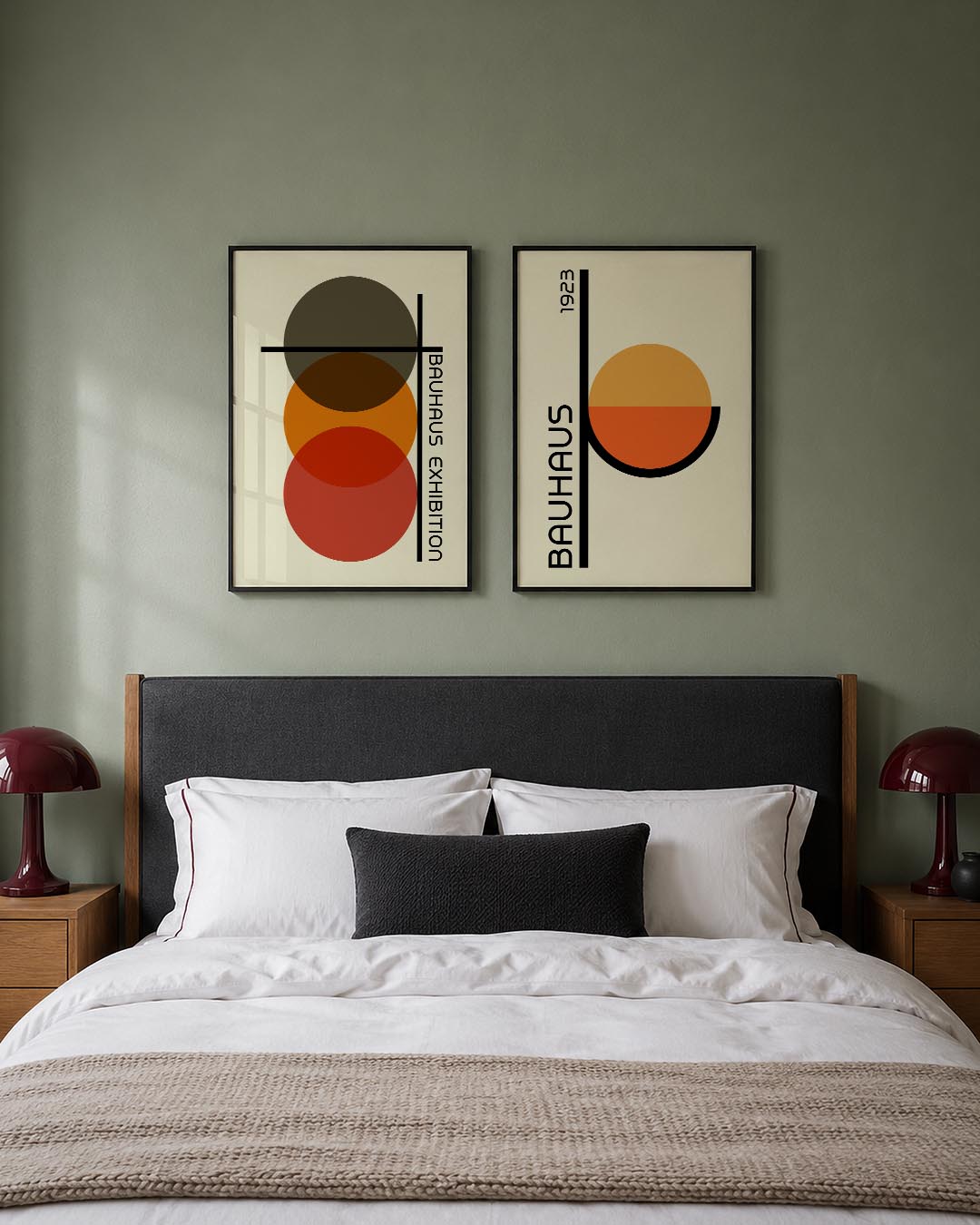 Cirkel en lijnenspel Posterset