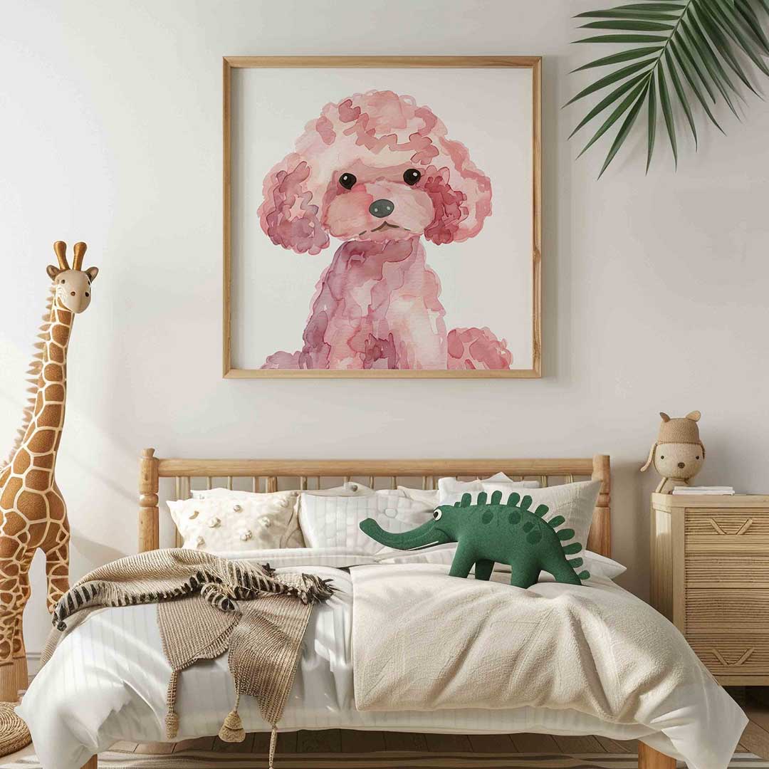 Roze poedel Poster