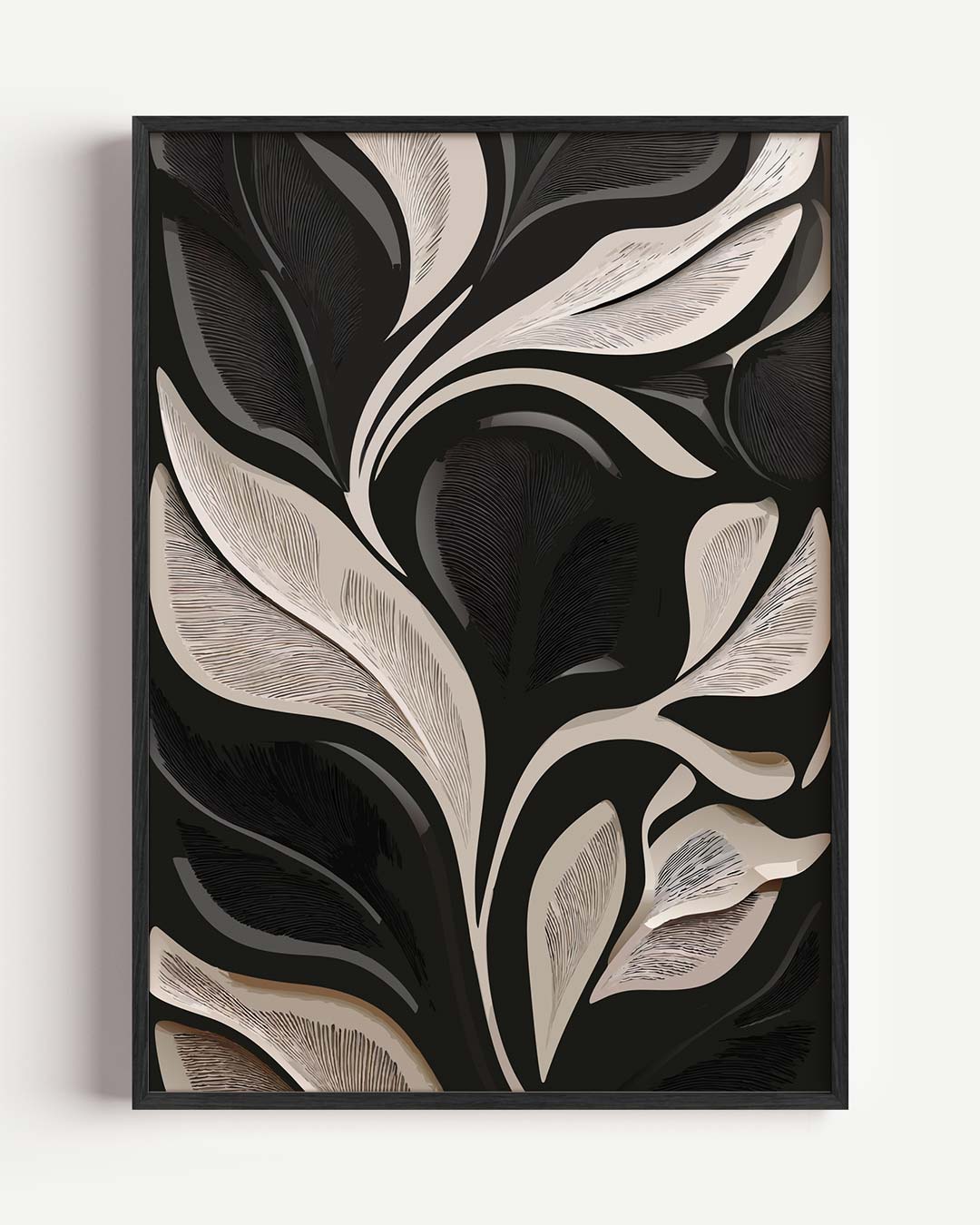 Elegante Botanische Kunstprint Poster-WallArtistic