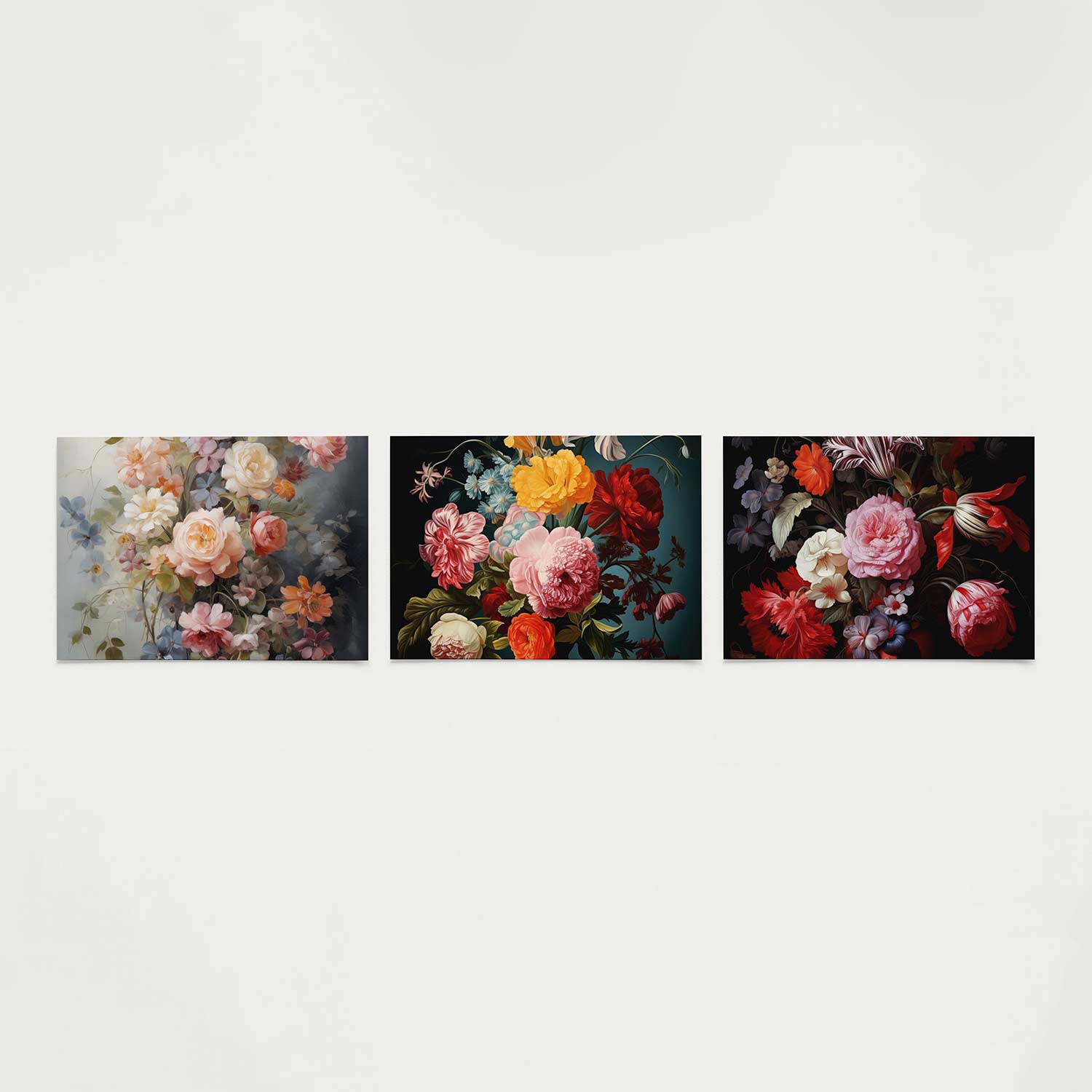 Bloemrijke kleurexplosie Posterset