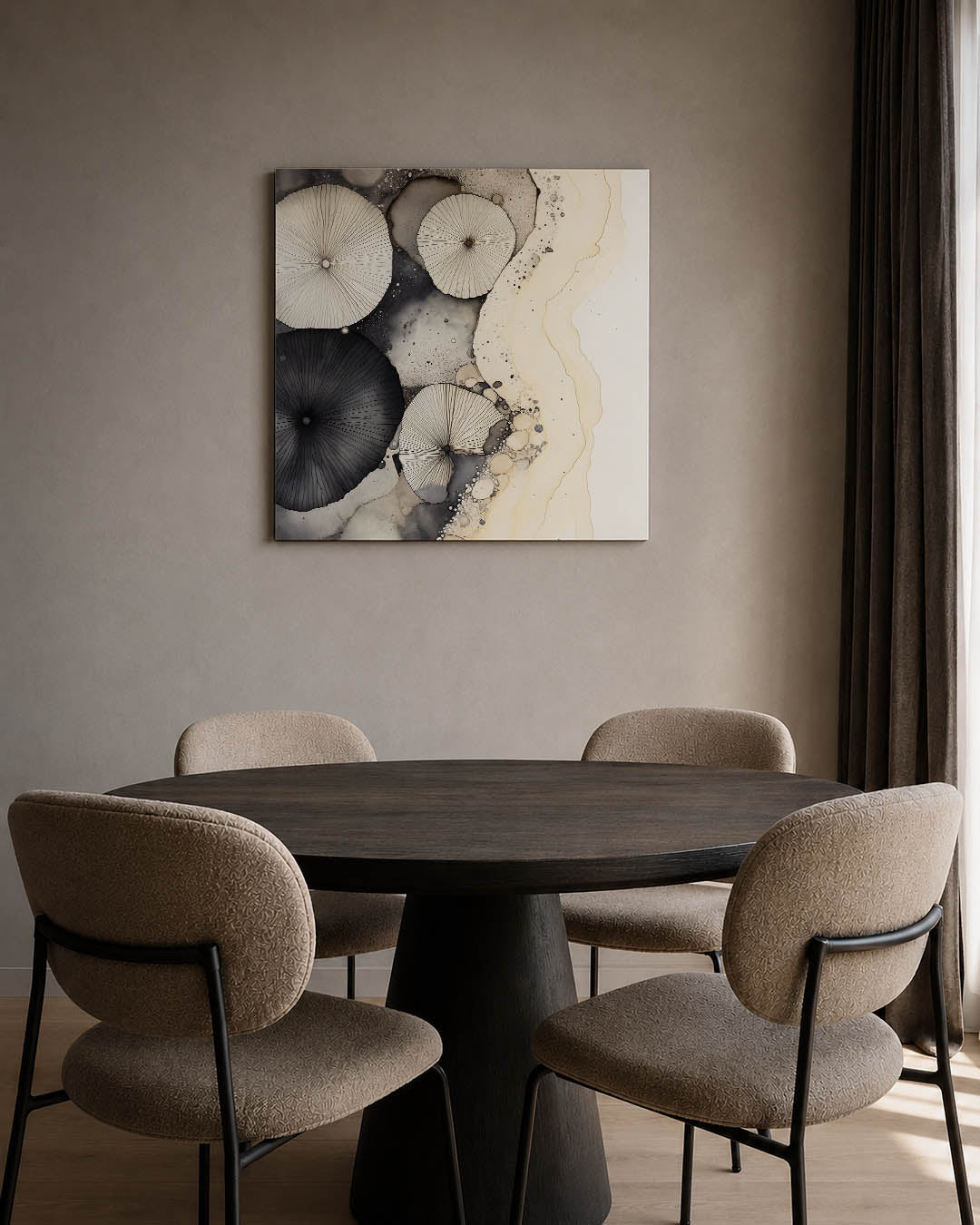 Organische vormen Kunstwerk