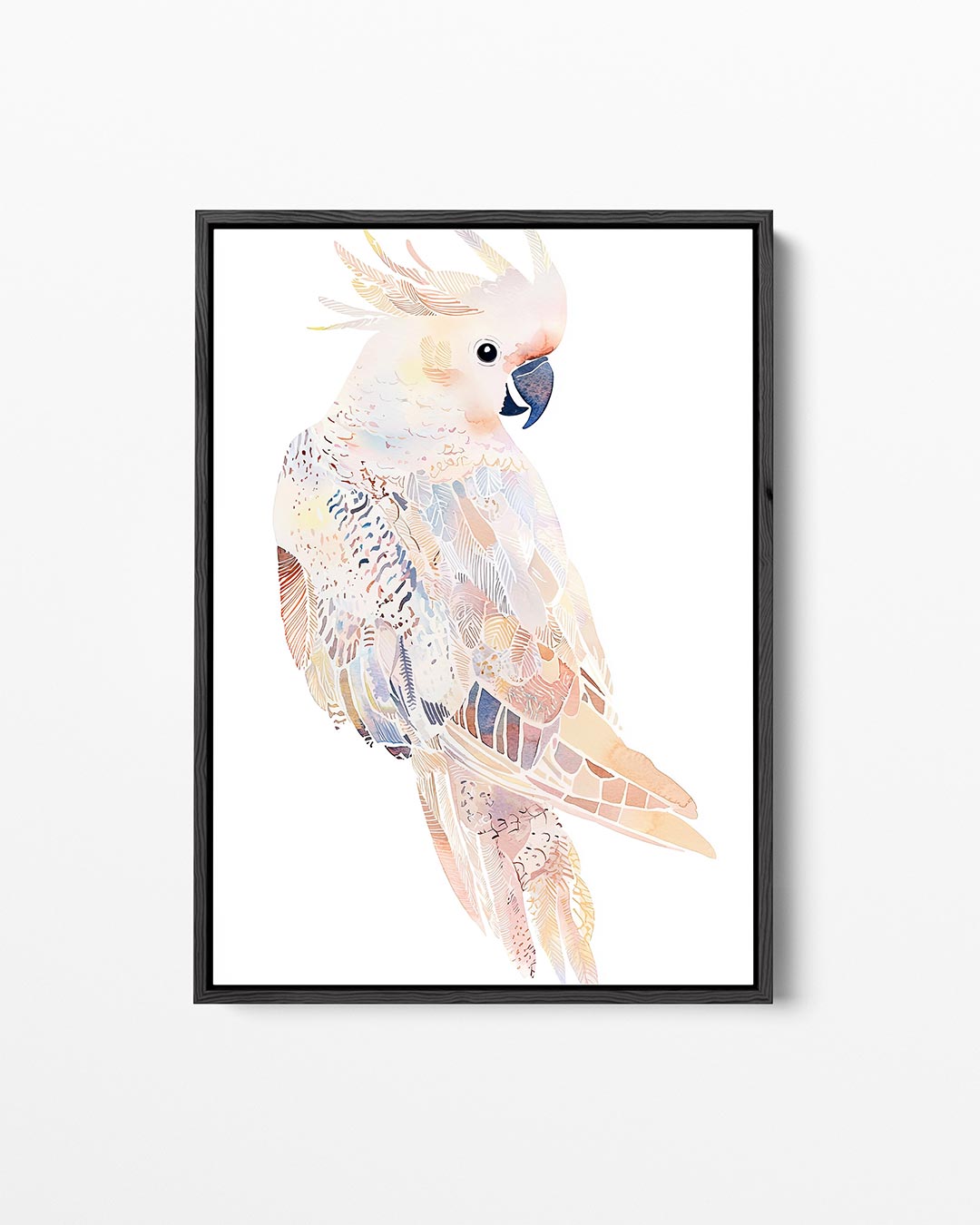 Vrolijke papegaai Kunstwerk