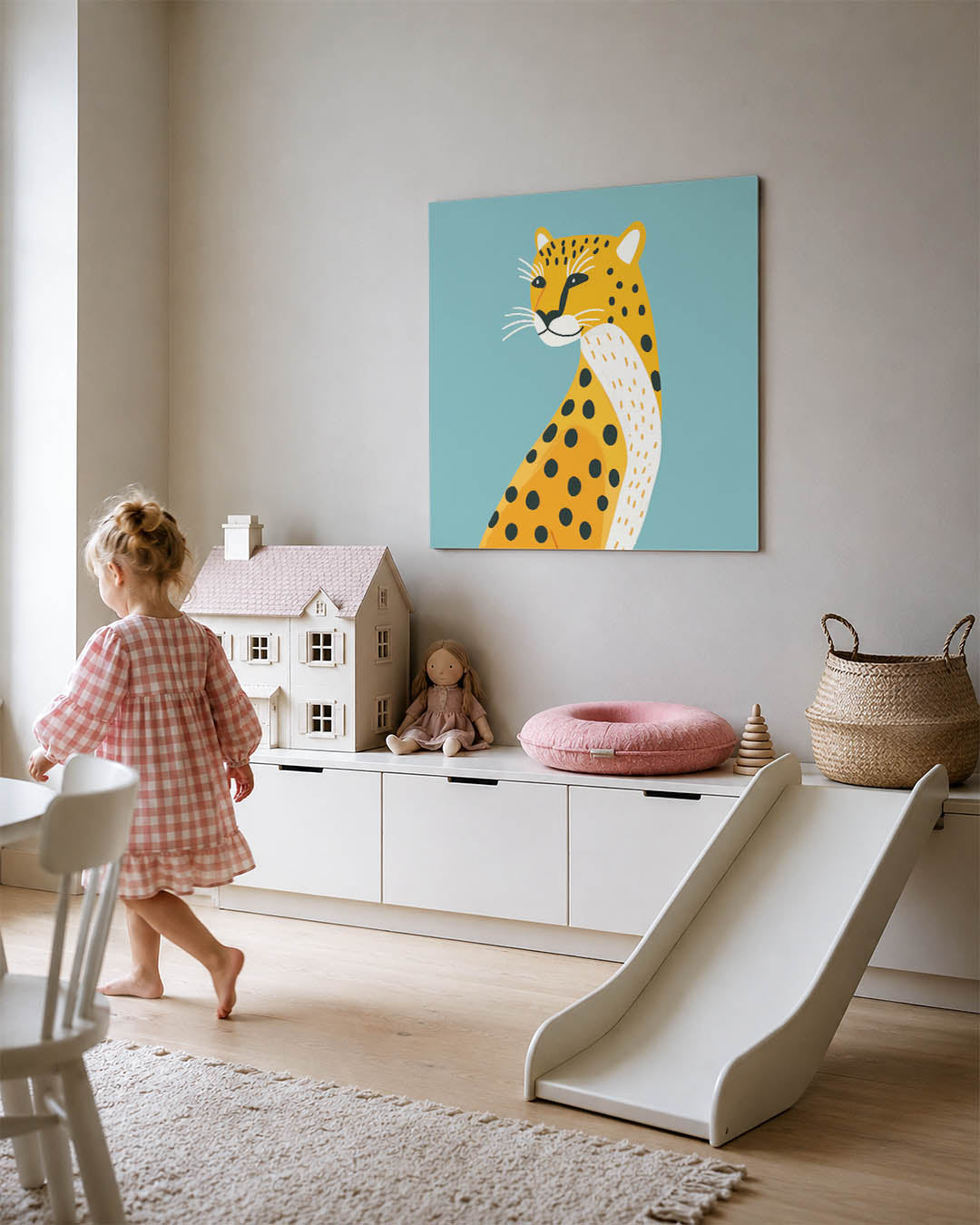 Luipaard illustratie Kunstwerk