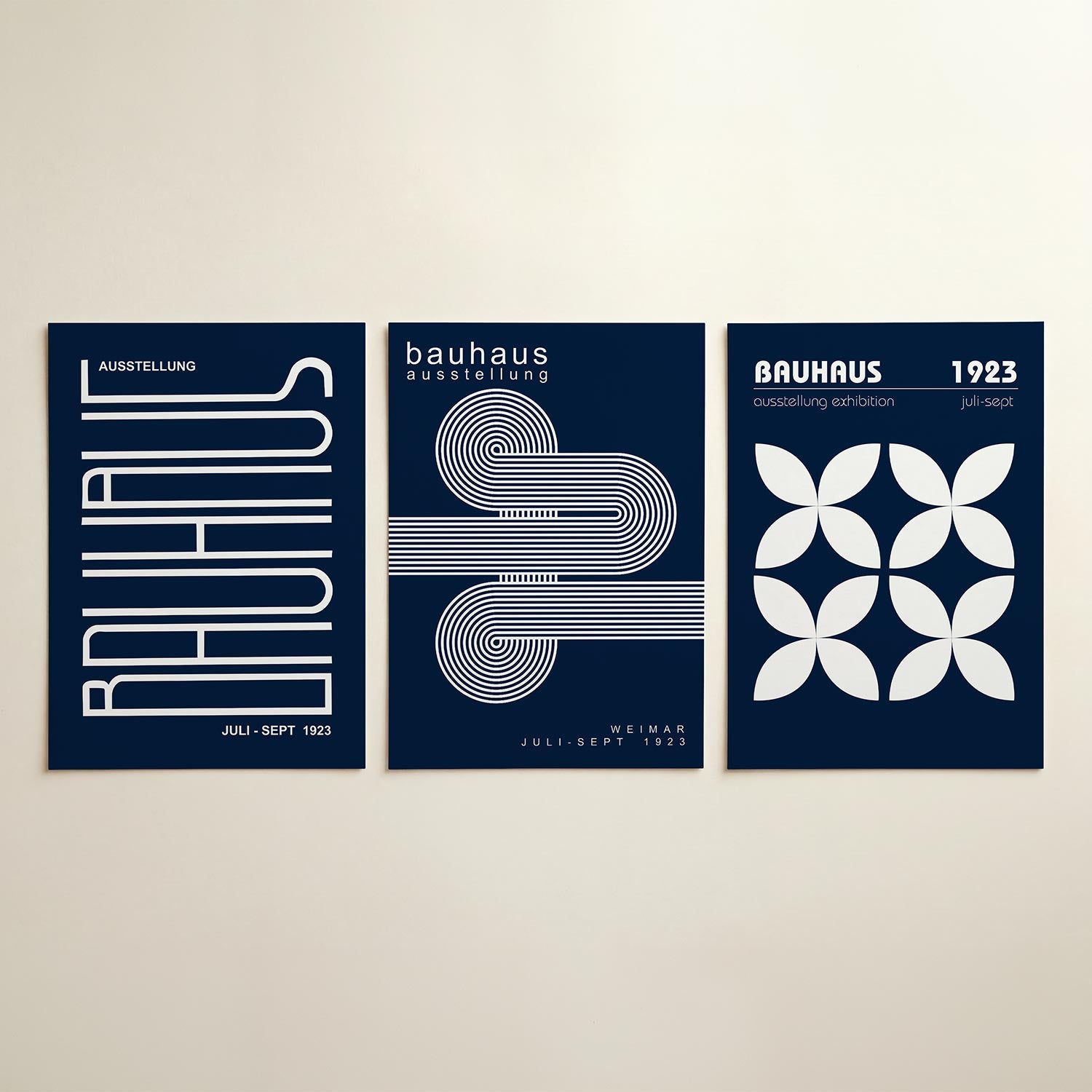 Lijnen en vlakken Posterset