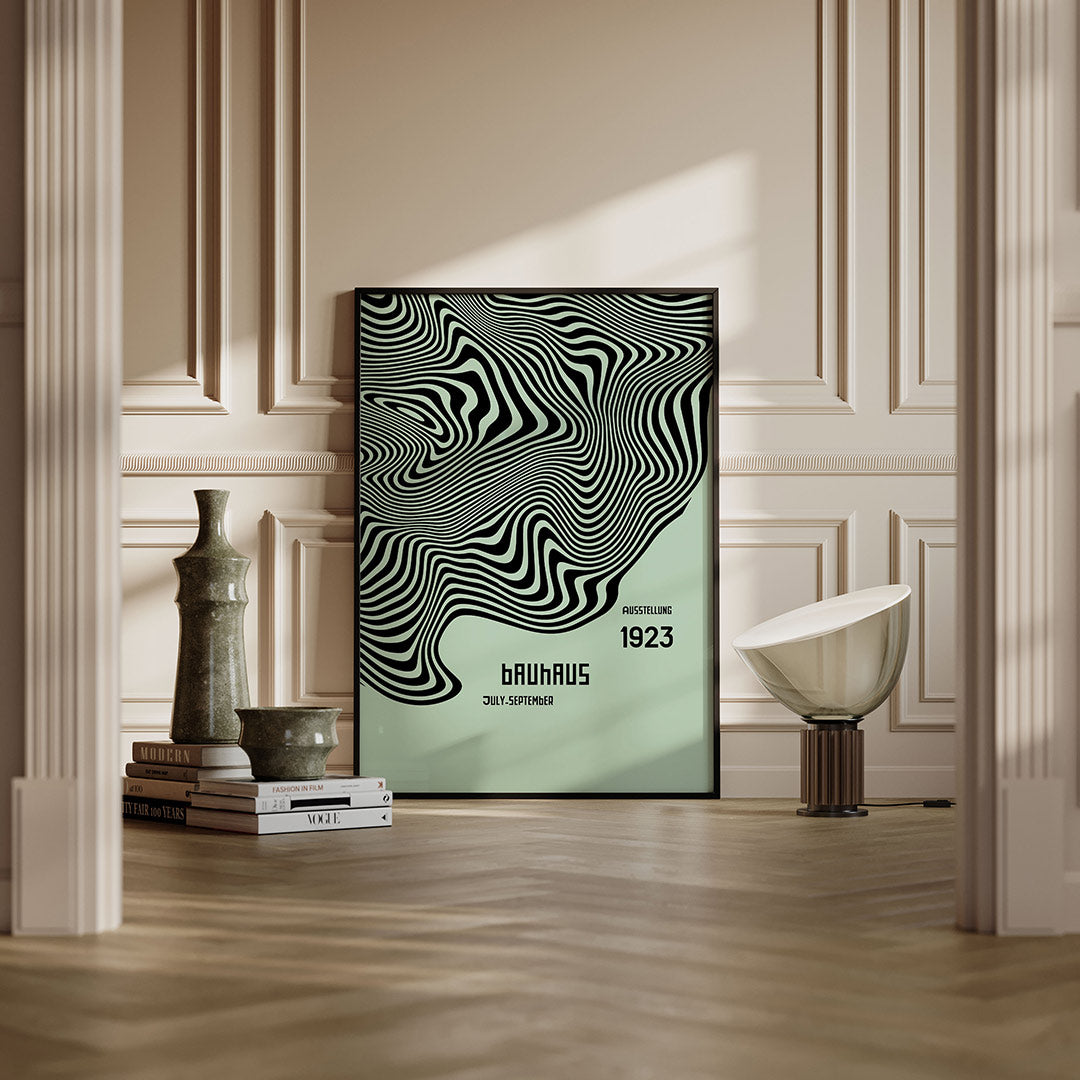 Golvend lijnenspel Poster