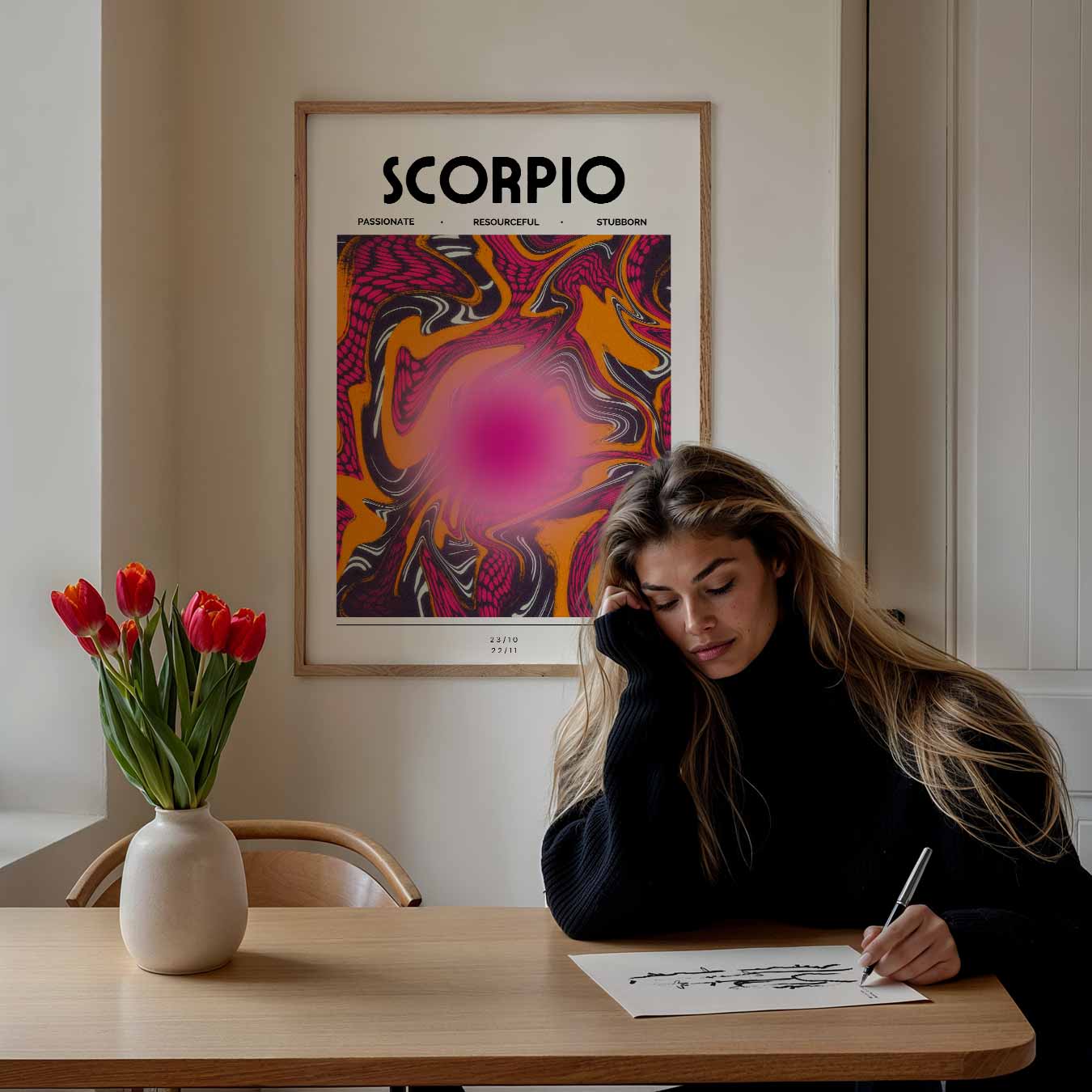 Scorpio Abstracte Poster-WallArtistic