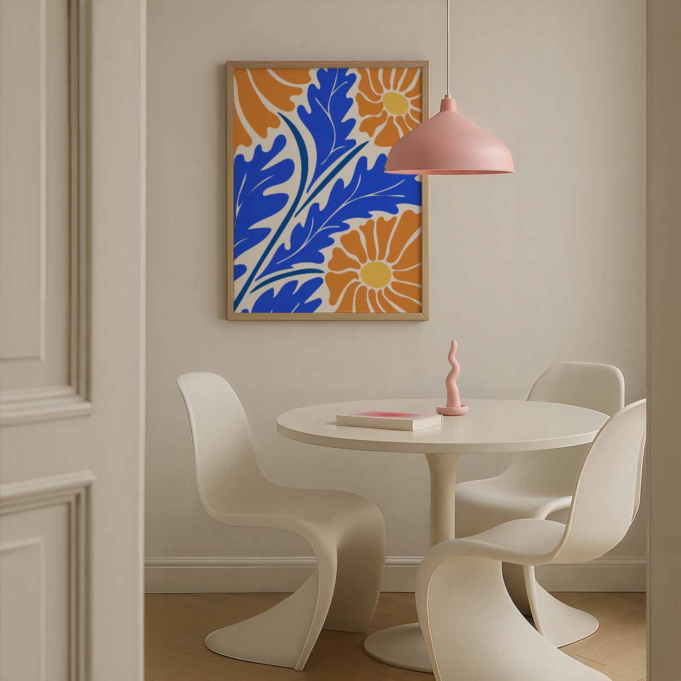 Kleurrijke Bloemenharmonie Poster-WallArtistic