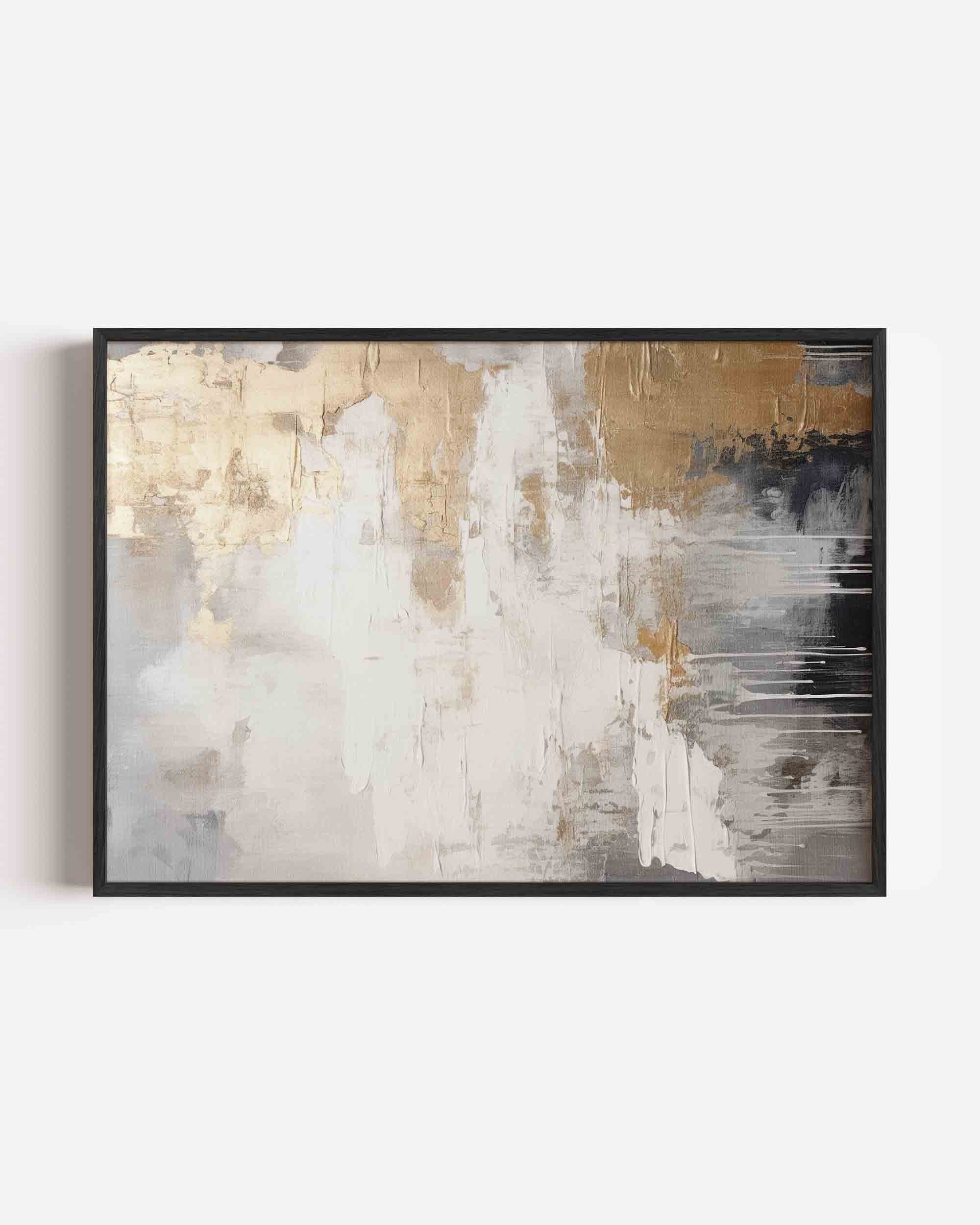 Abstracte gouden textuur Poster