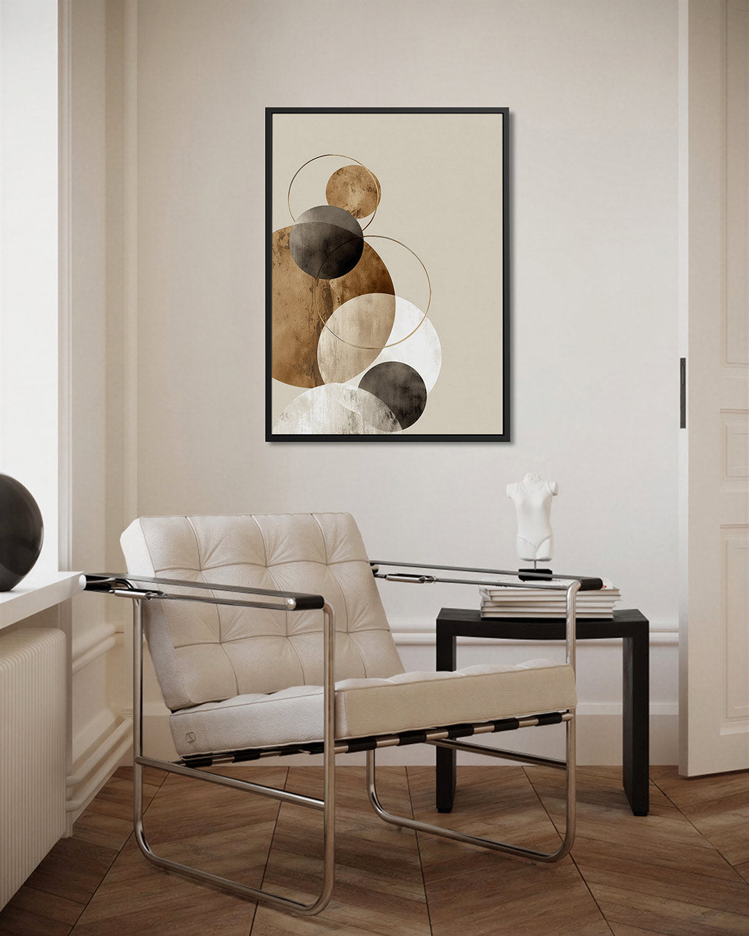 Geometrische cirkelcompositie Kunstwerk