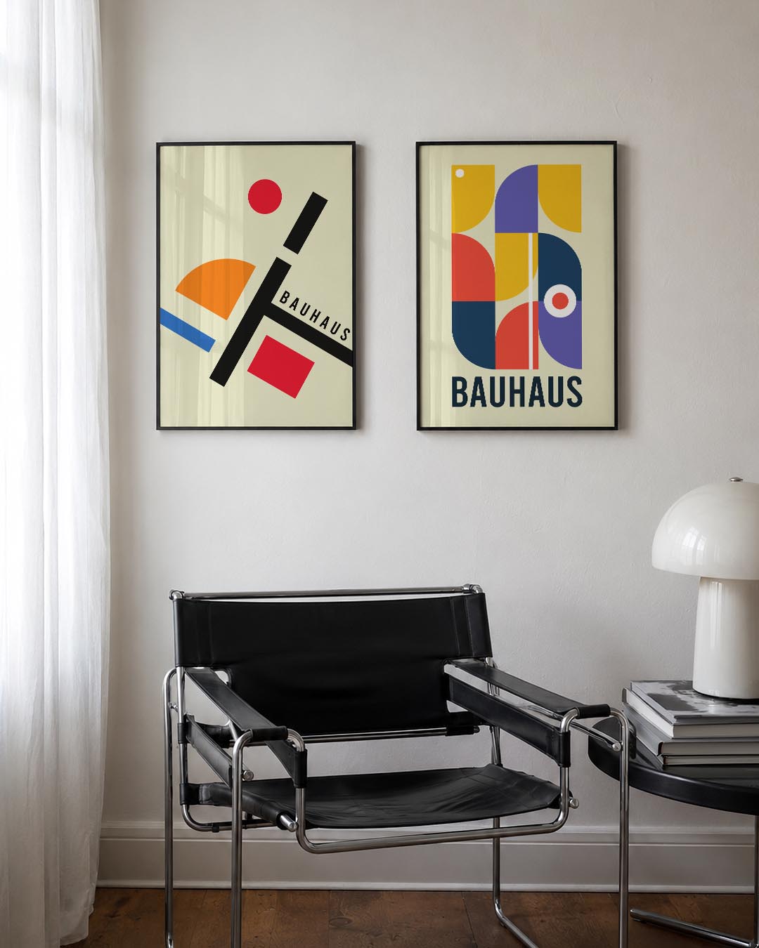 Vormen en kleurvlakken Posterset